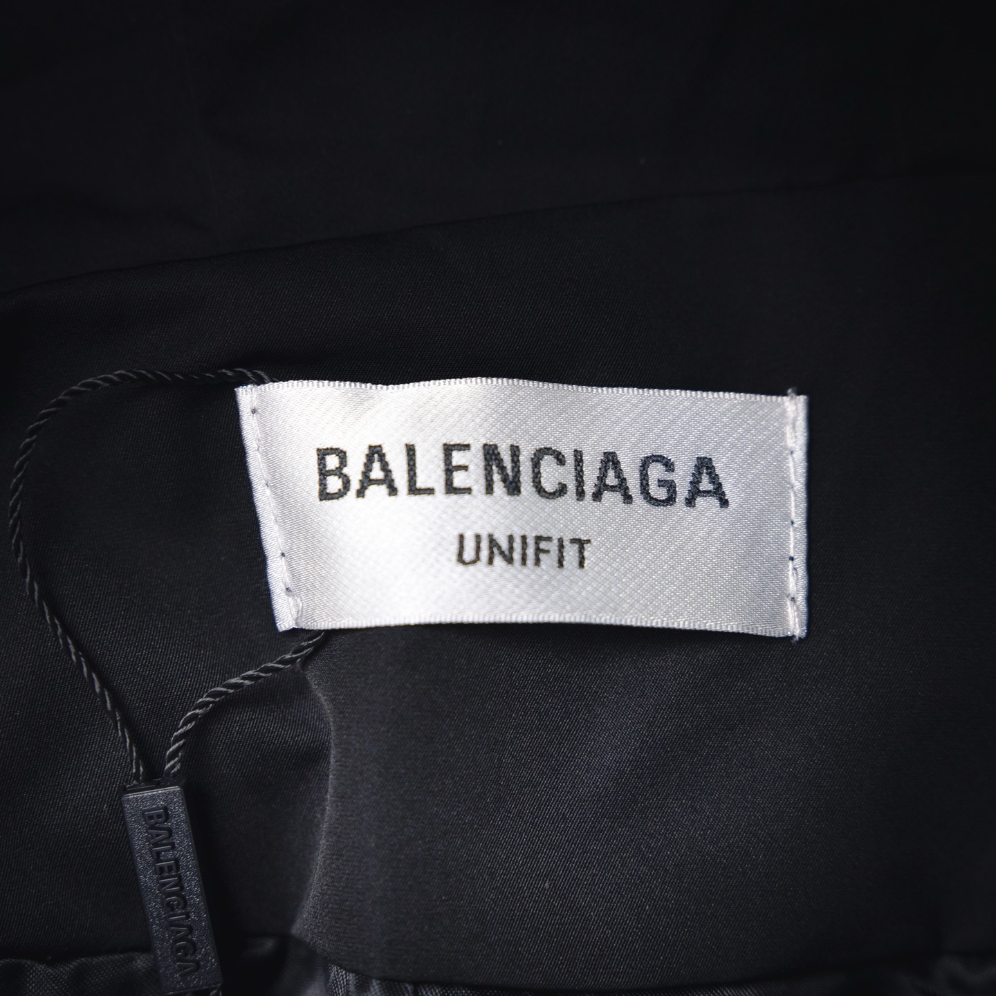 Balenciaga巴黎世家BLCG 23ss恶搞3Bsporty黑色夹克冲锋衣外套 黑色