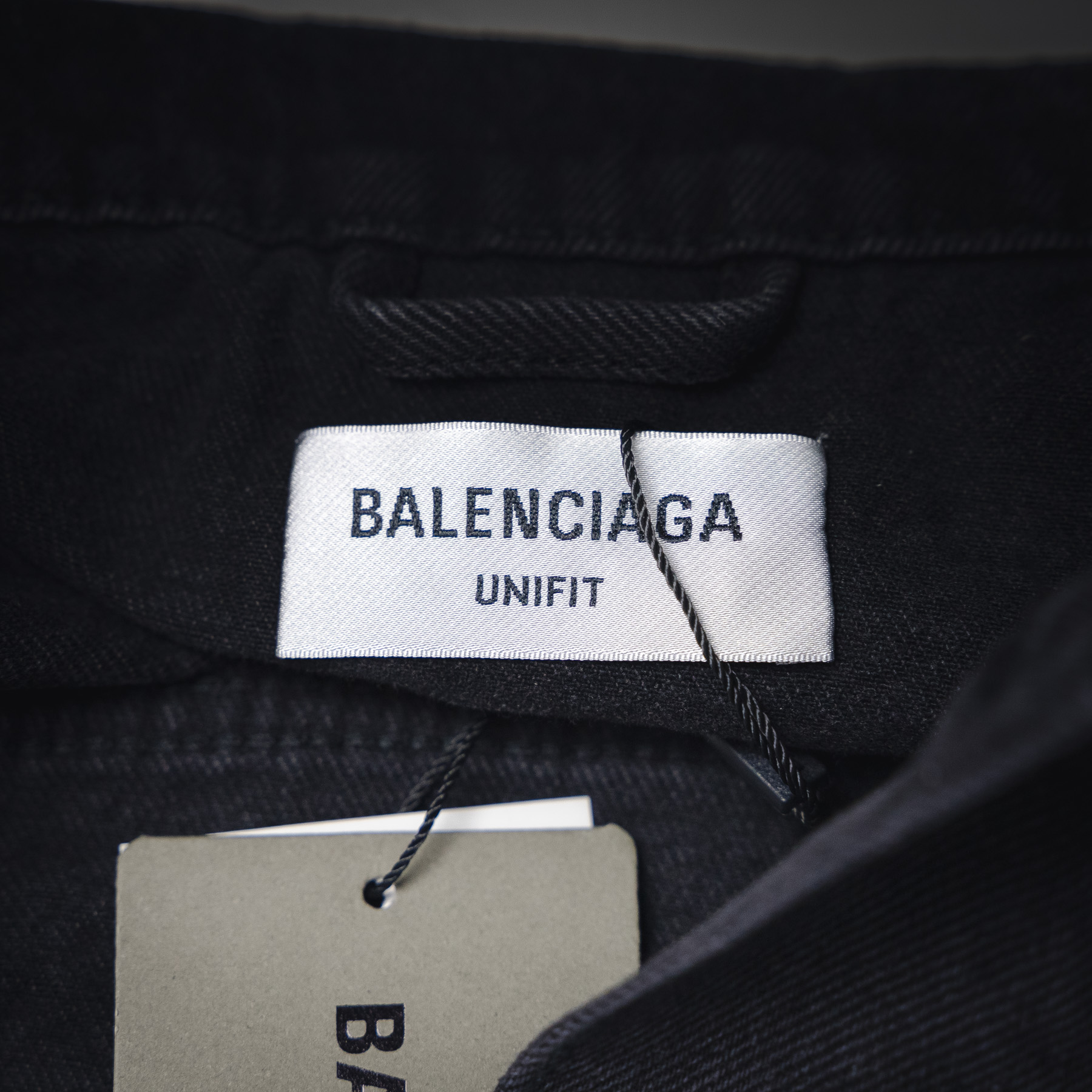 Balenciaga/巴黎世家 可乐刺绣压胶字母牛仔夹克外套