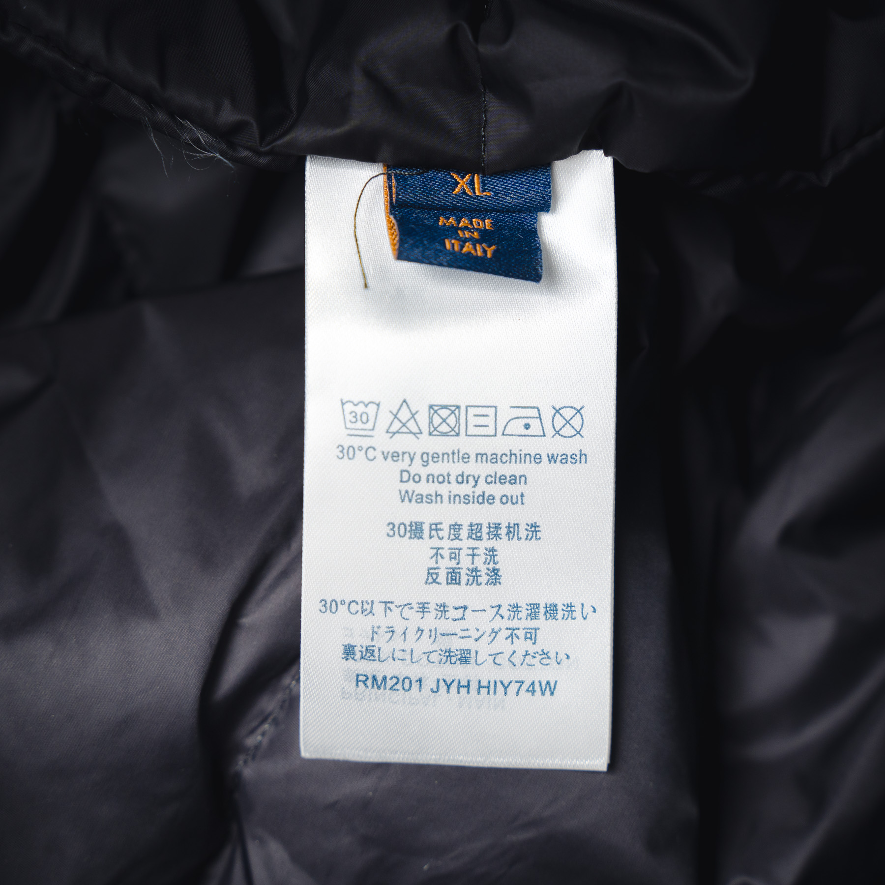 LOUIS VUITTON路易威登 LV 25ss新款麂皮提花羽绒服外套