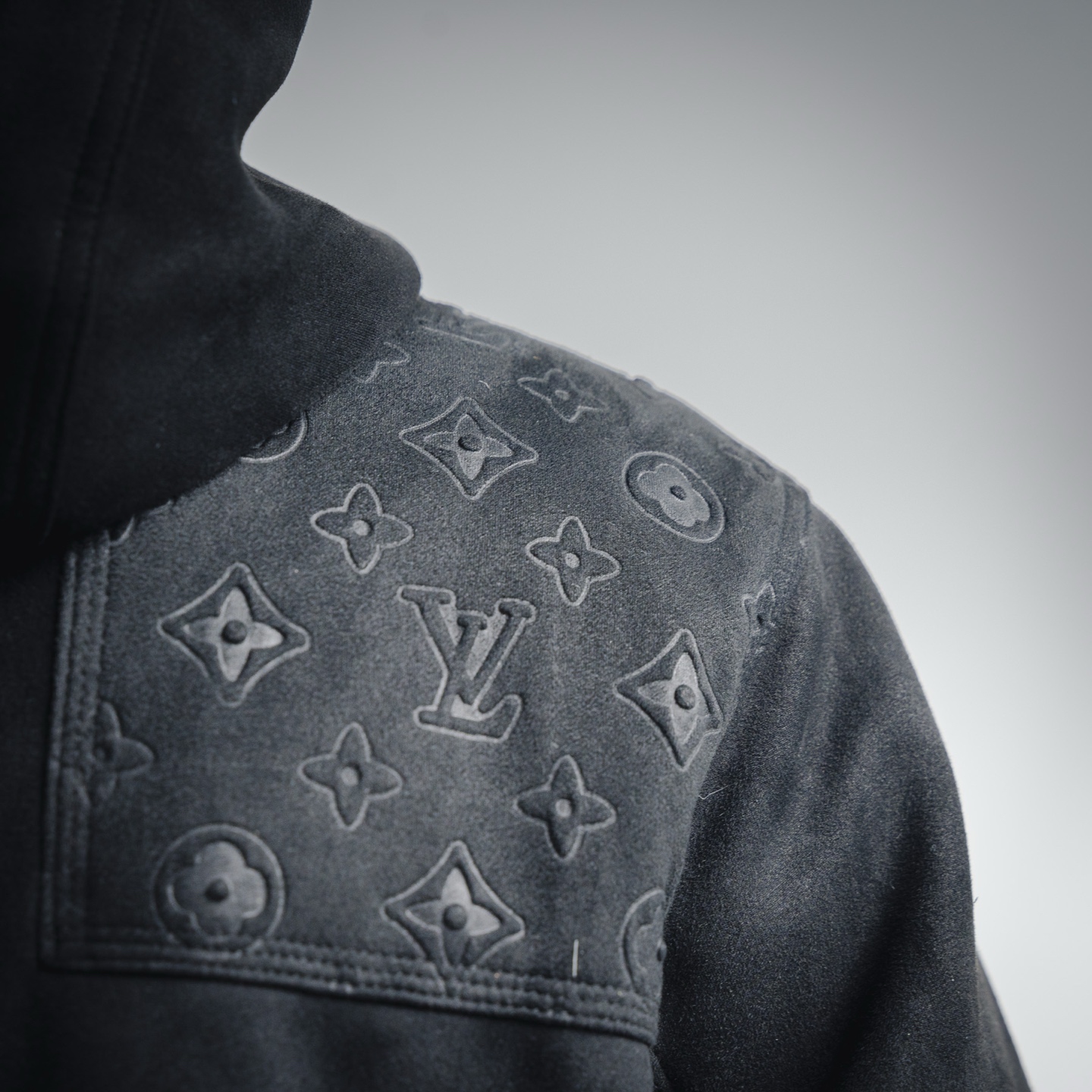 LOUIS VUITTON路易威登 LV 25ss新款麂皮提花羽绒服外套