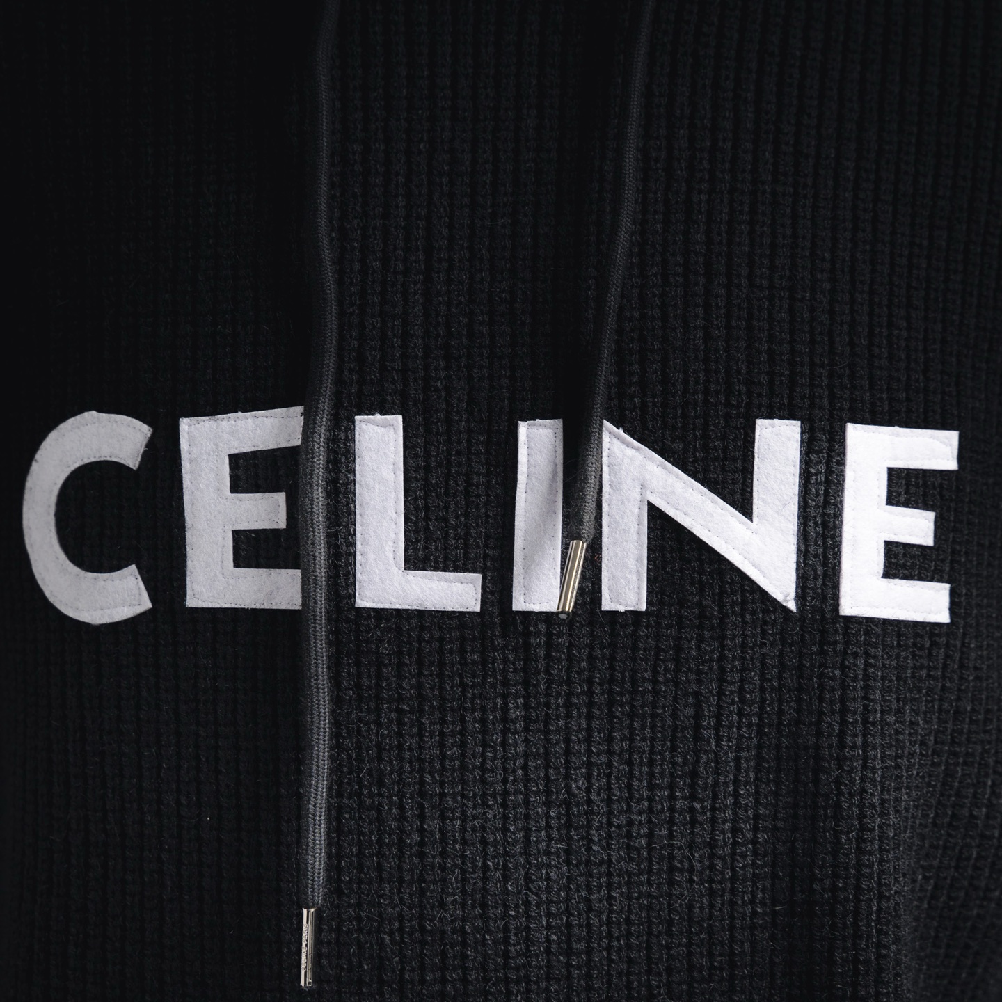 Celine 赛琳 CE 25FW 贴布连帽毛衣