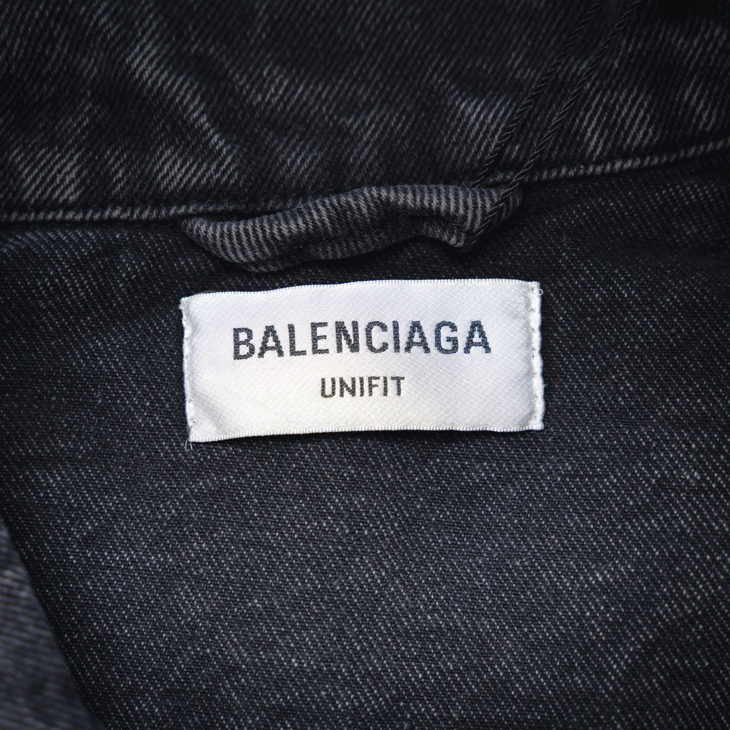 BALENCIAGA/巴黎世家BLCG 字母烫钻牛仔外套