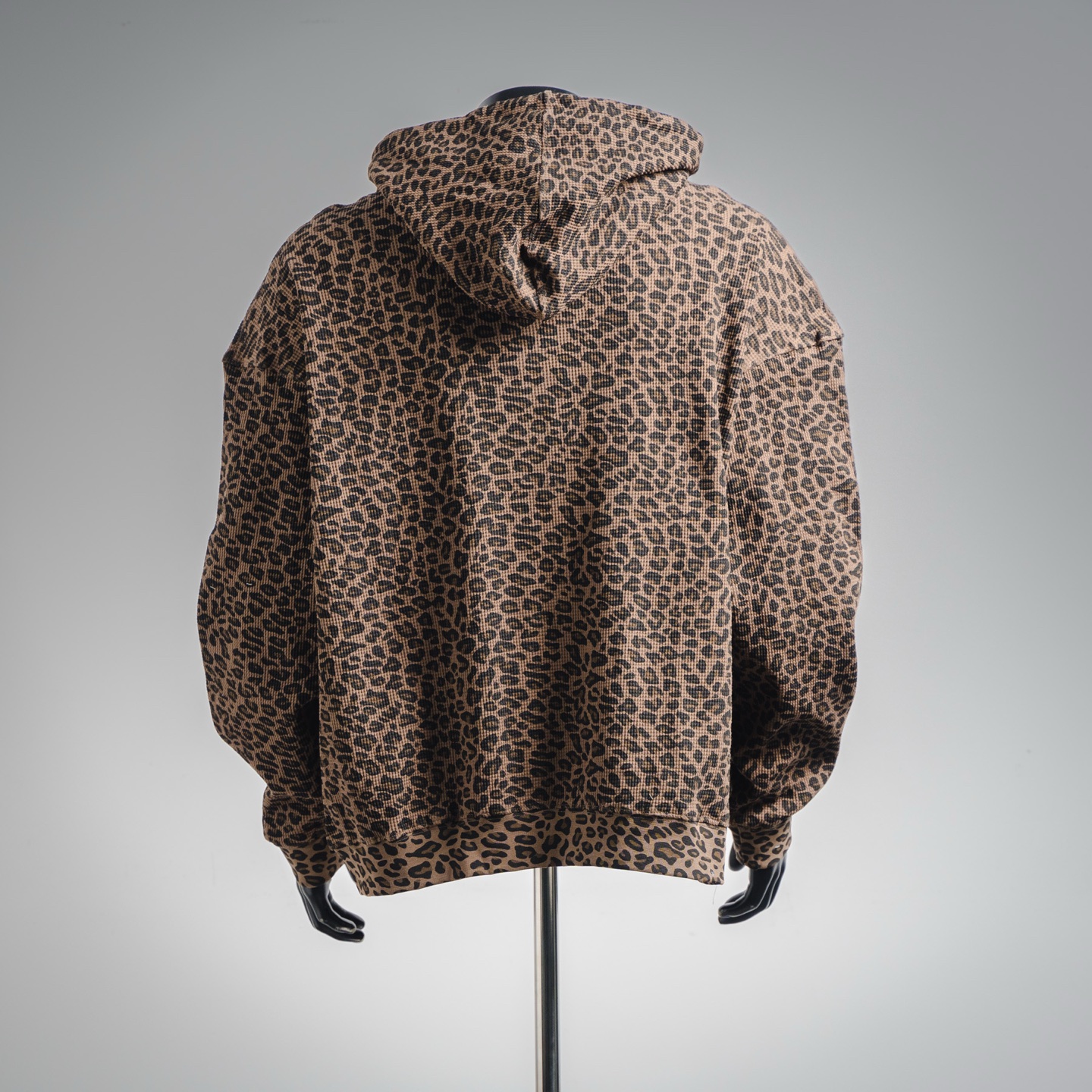 Supreme 25ss WEEK16 Hooded Zip UpThermal 豹纹华夫格连帽外套