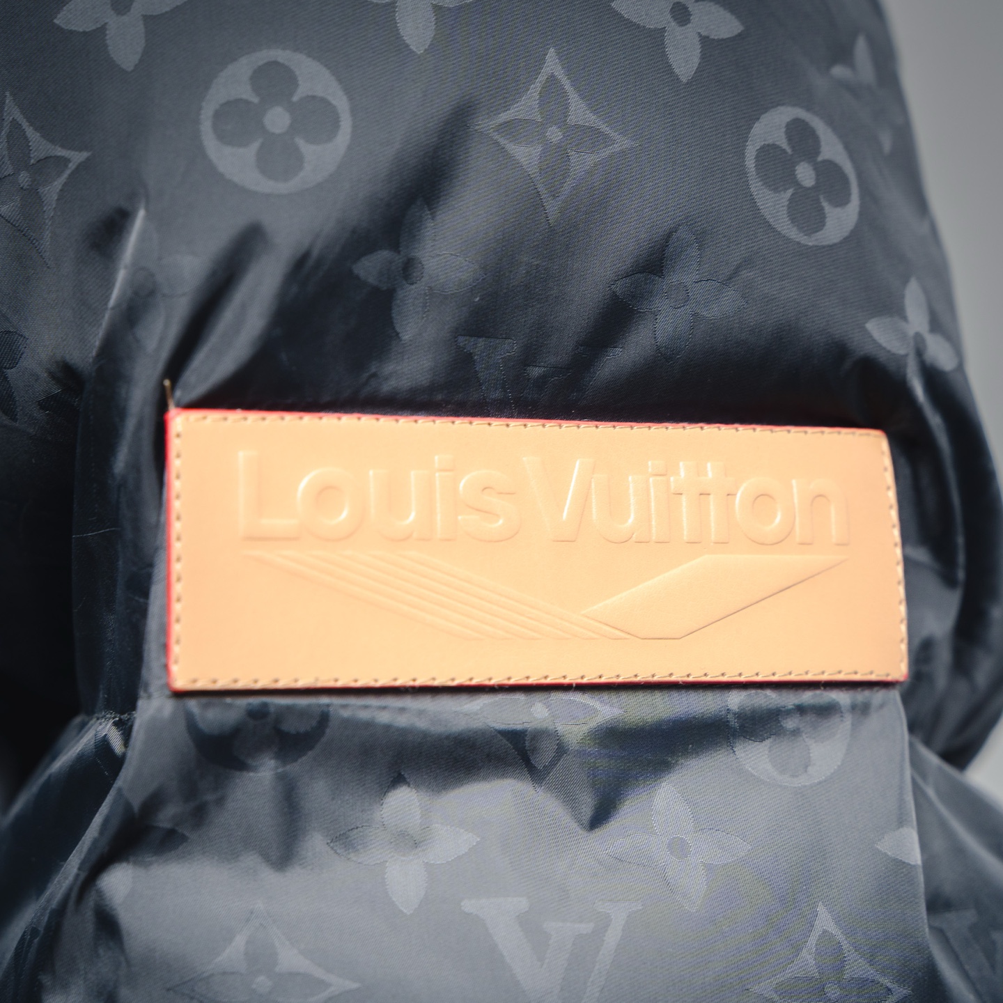 Louis Vuitton/路易威登25ss SKI滑雪系列 暗纹袖章连帽羽绒服