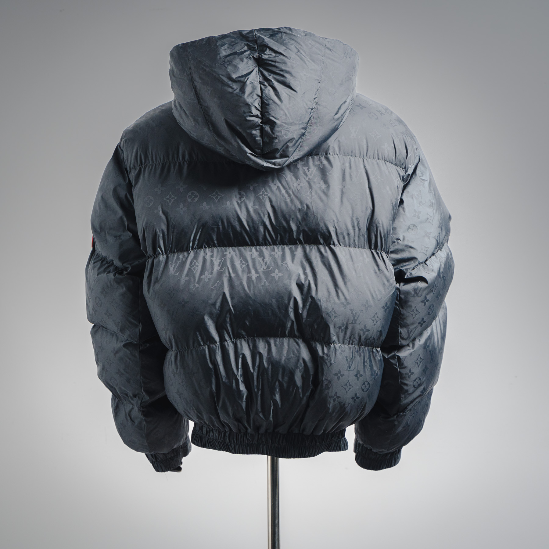Louis Vuitton/路易威登25ss SKI滑雪系列 暗纹袖章连帽羽绒服