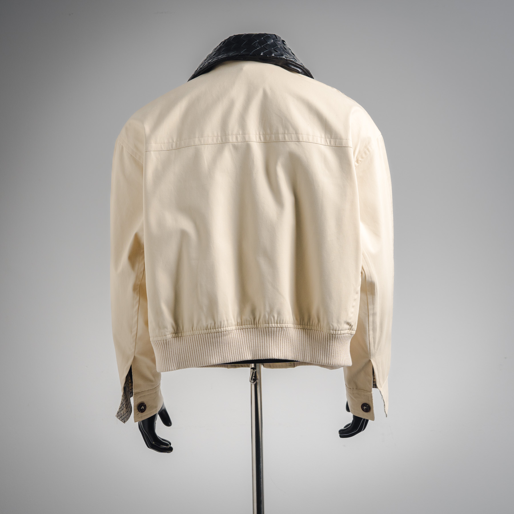 Bottega Veneta 葆蝶家 BV 25FW 编织小羊皮皮领夹克外套