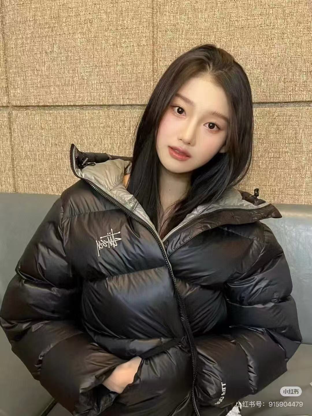 Stussy斯图西 Micro Ripstop Down Parka纯色拉链连帽羽绒服 上身集合