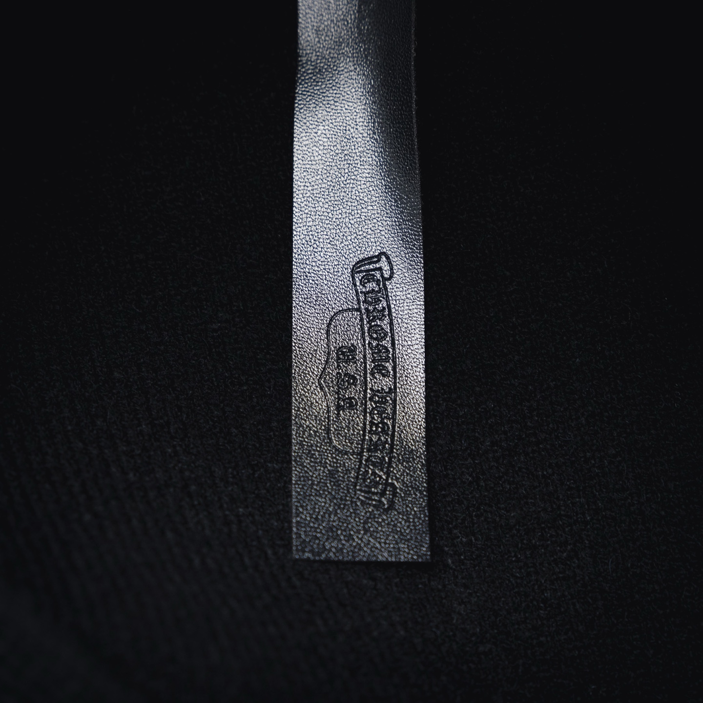 Chrome Hearts 克罗心 CH 25ss贴布豹纹皮标针织开衫毛衣 黑色
