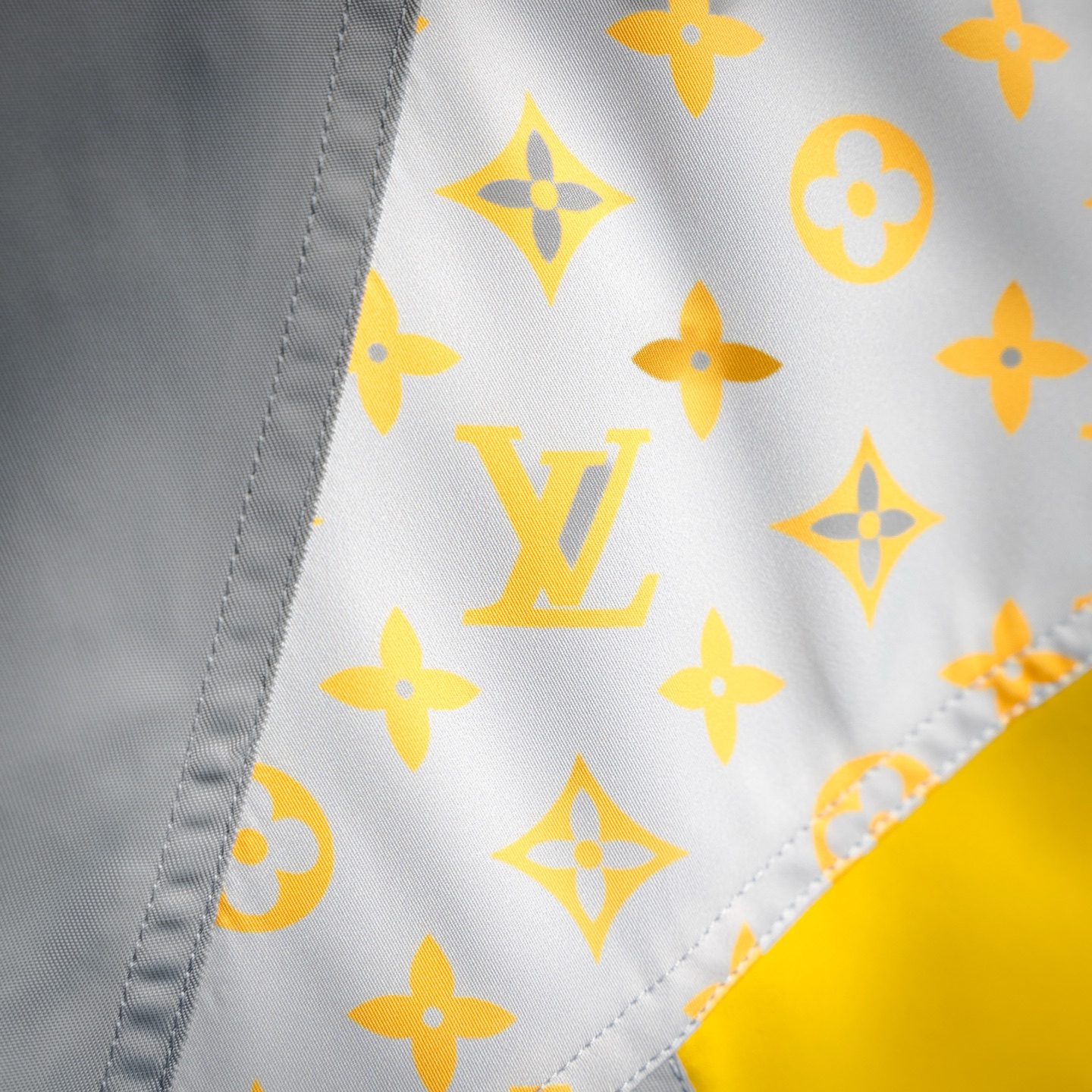 LOUIS VUITTON/路易威登25ss拼色高领拉链夹克外套