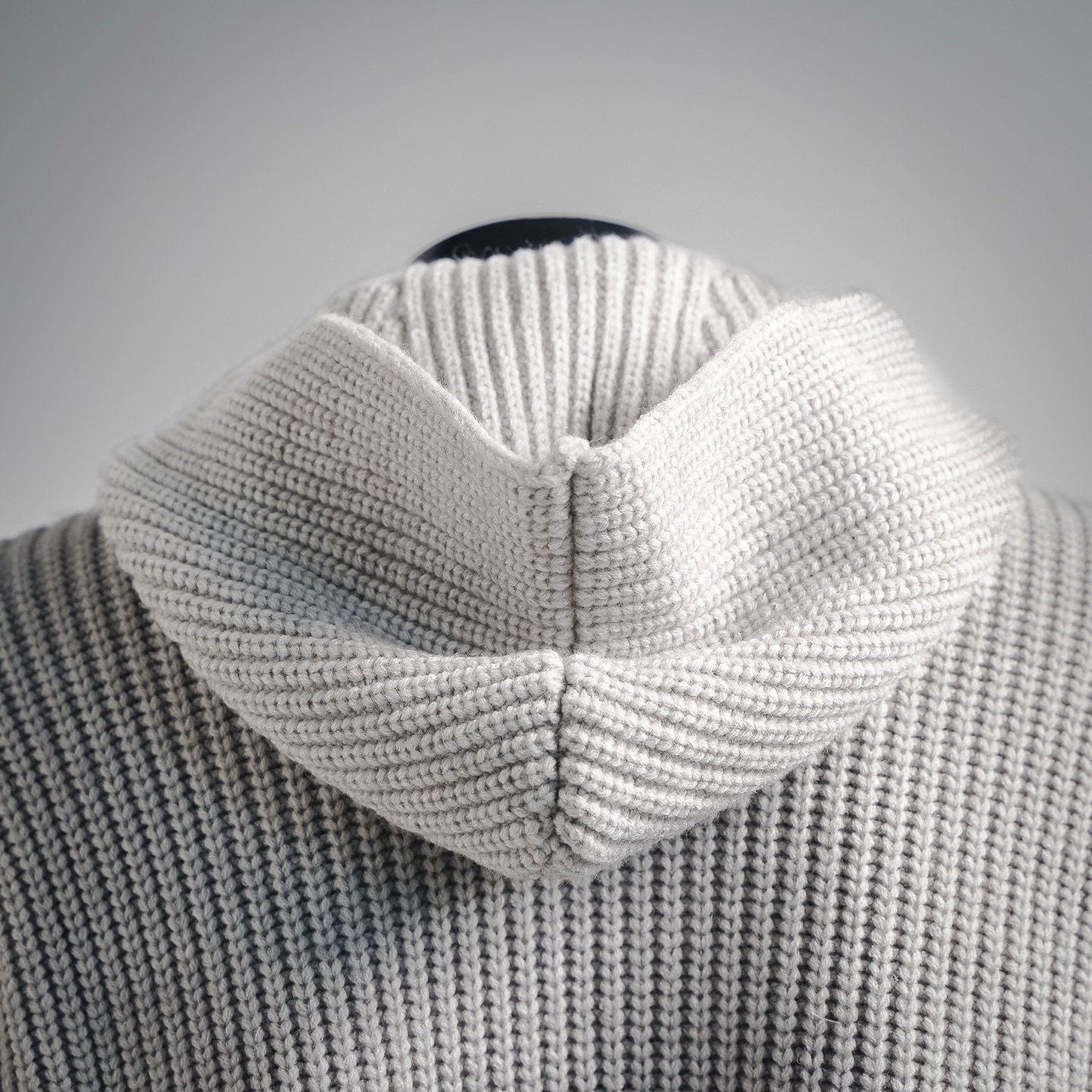 Stone island 石头岛25ss粗针羊绒拉链连帽开衫