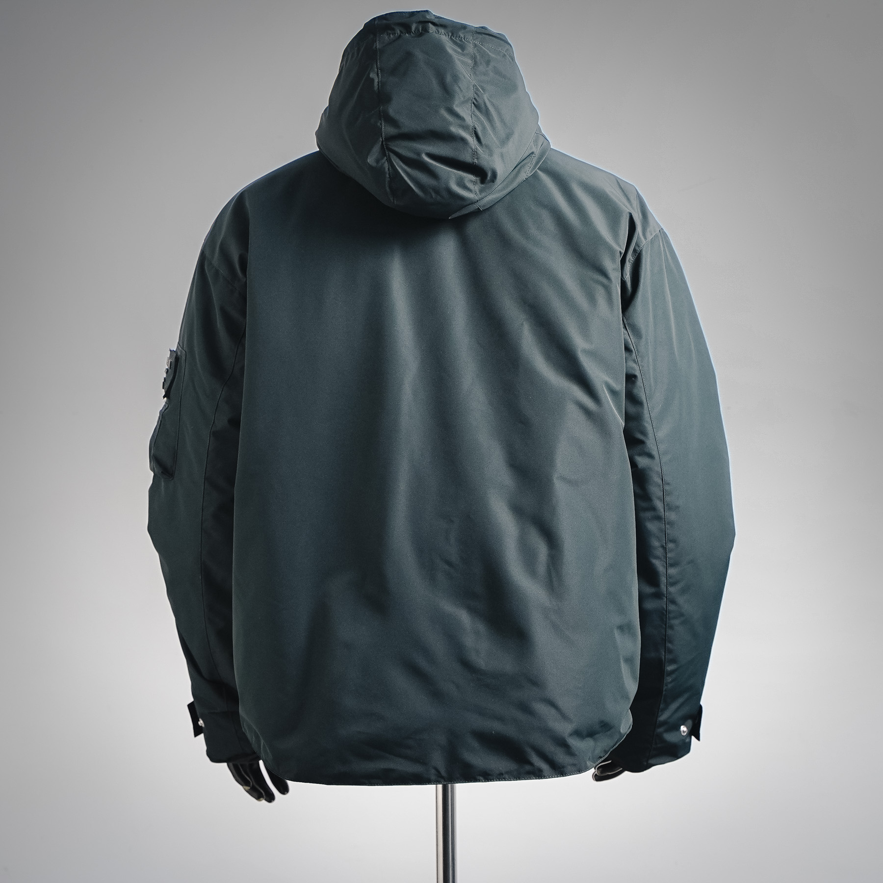 Prada/普拉达PRD 25ss手臂口袋连帽羽绒外套