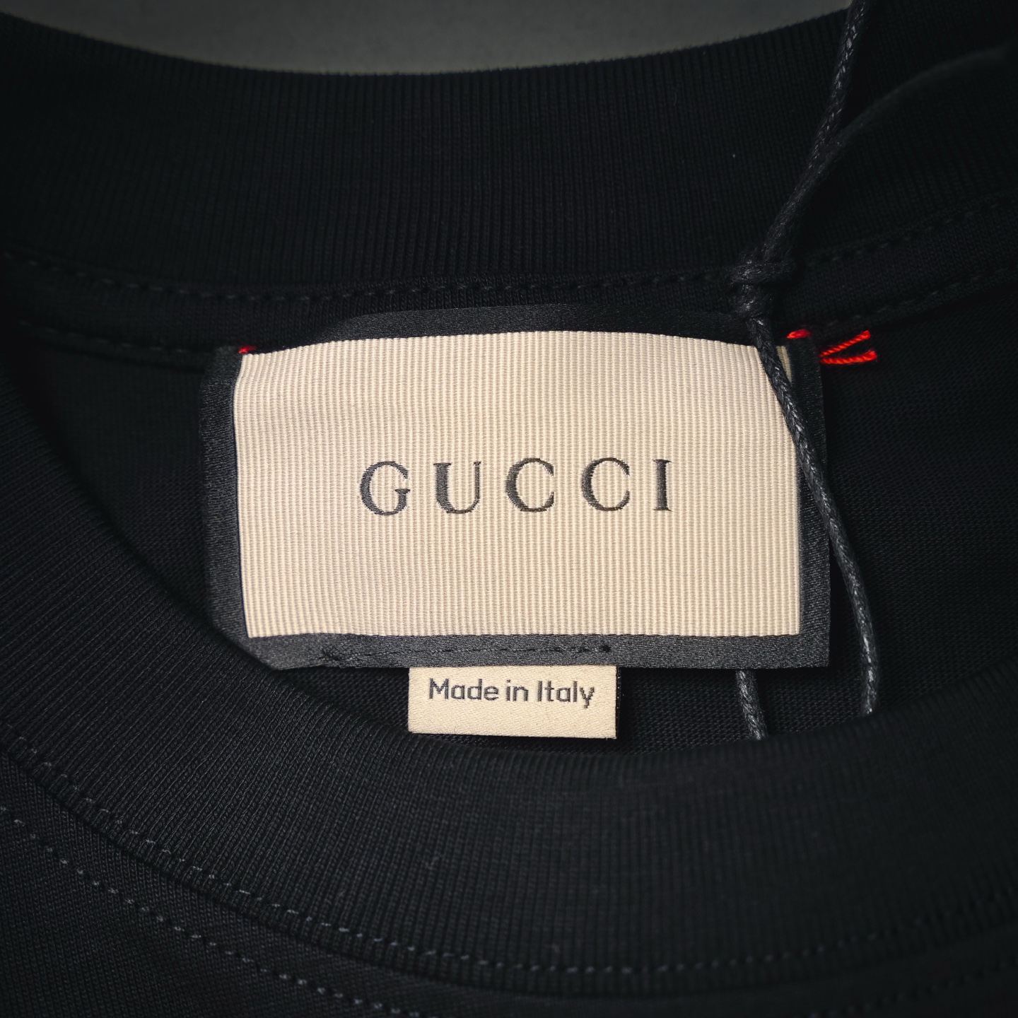 Gucci 植绒logo短袖T恤 Gucci新品 植绒图案 高克重短袖