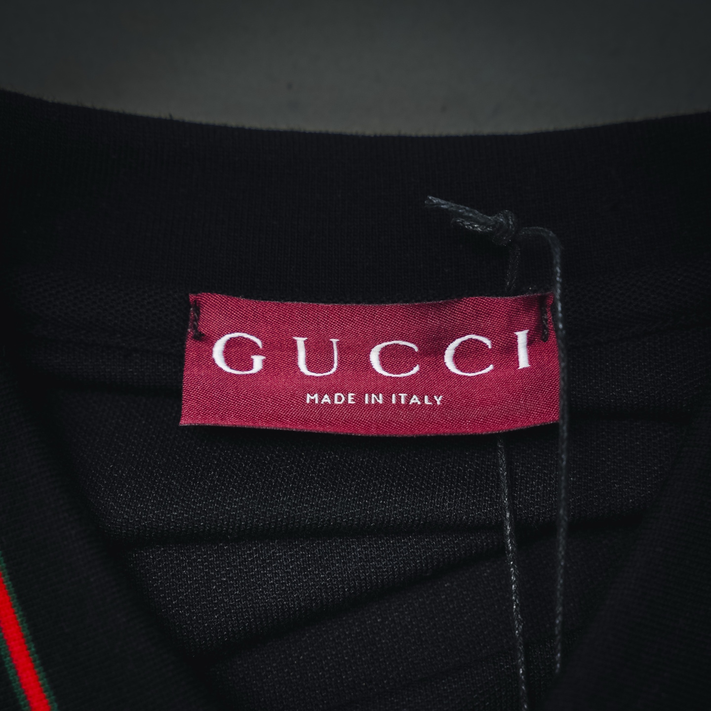 GUCCI 古驰 25SS 罗纹提花短袖Polo衫 黑色 白色-Chinese UA Cheap High Quatity Brand Clothes Bags handbags Sneakers wholesale wholesaler seller from China Factory suppliers Fashion Clothing Shoes best Quality Beautiful Price GUCCI 古驰 25SS 罗纹提花短袖Polo衫 黑色 白色