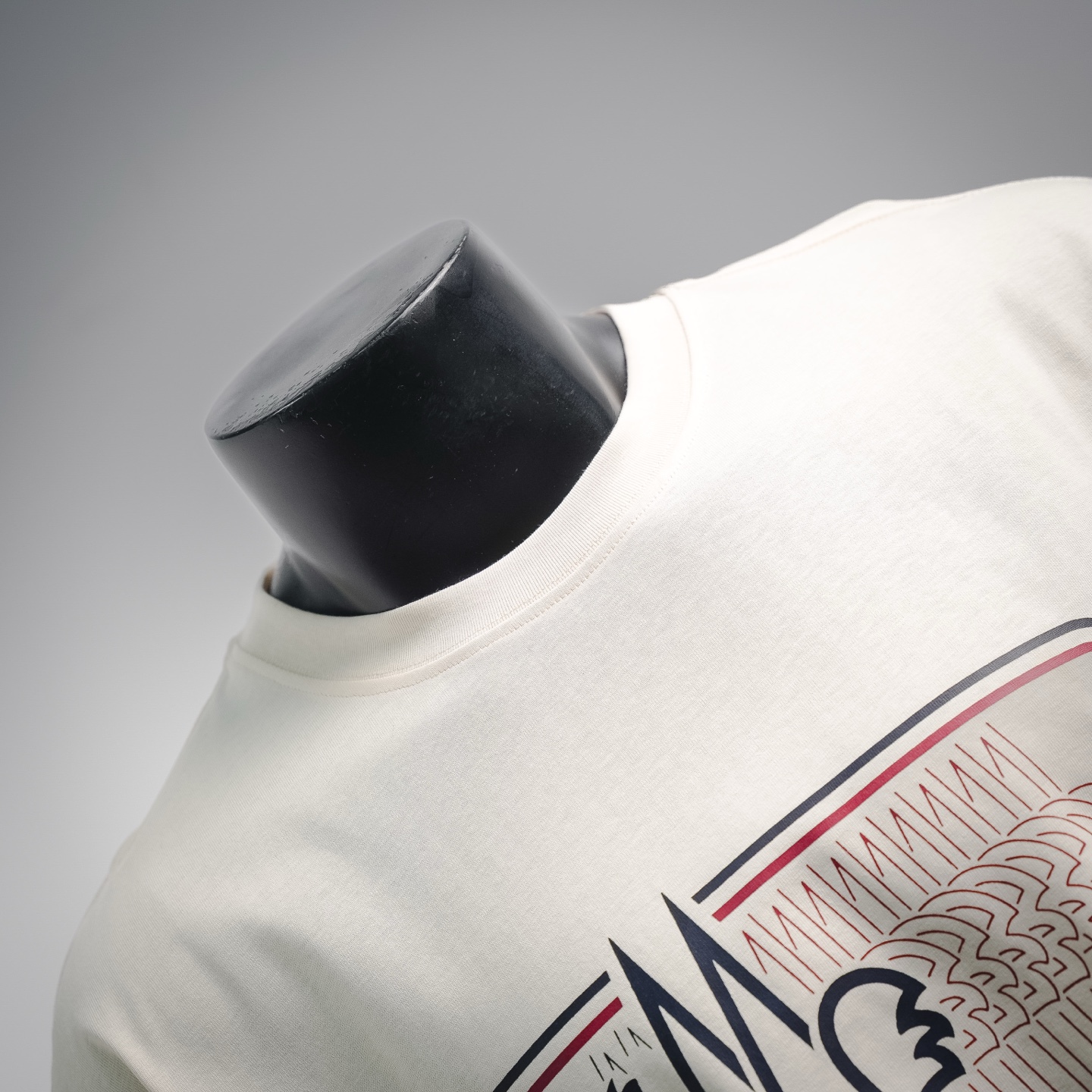 Moncler/蒙口 26ss山地坐标印花短袖T恤
