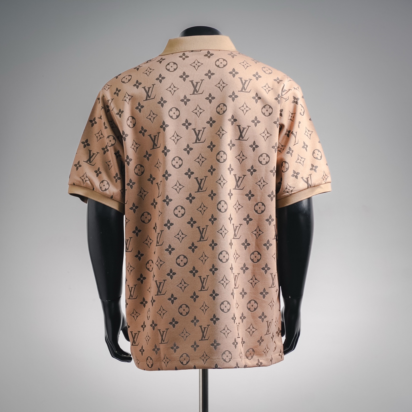 Louis Vuitton LV经典老花满印Polo衫短袖