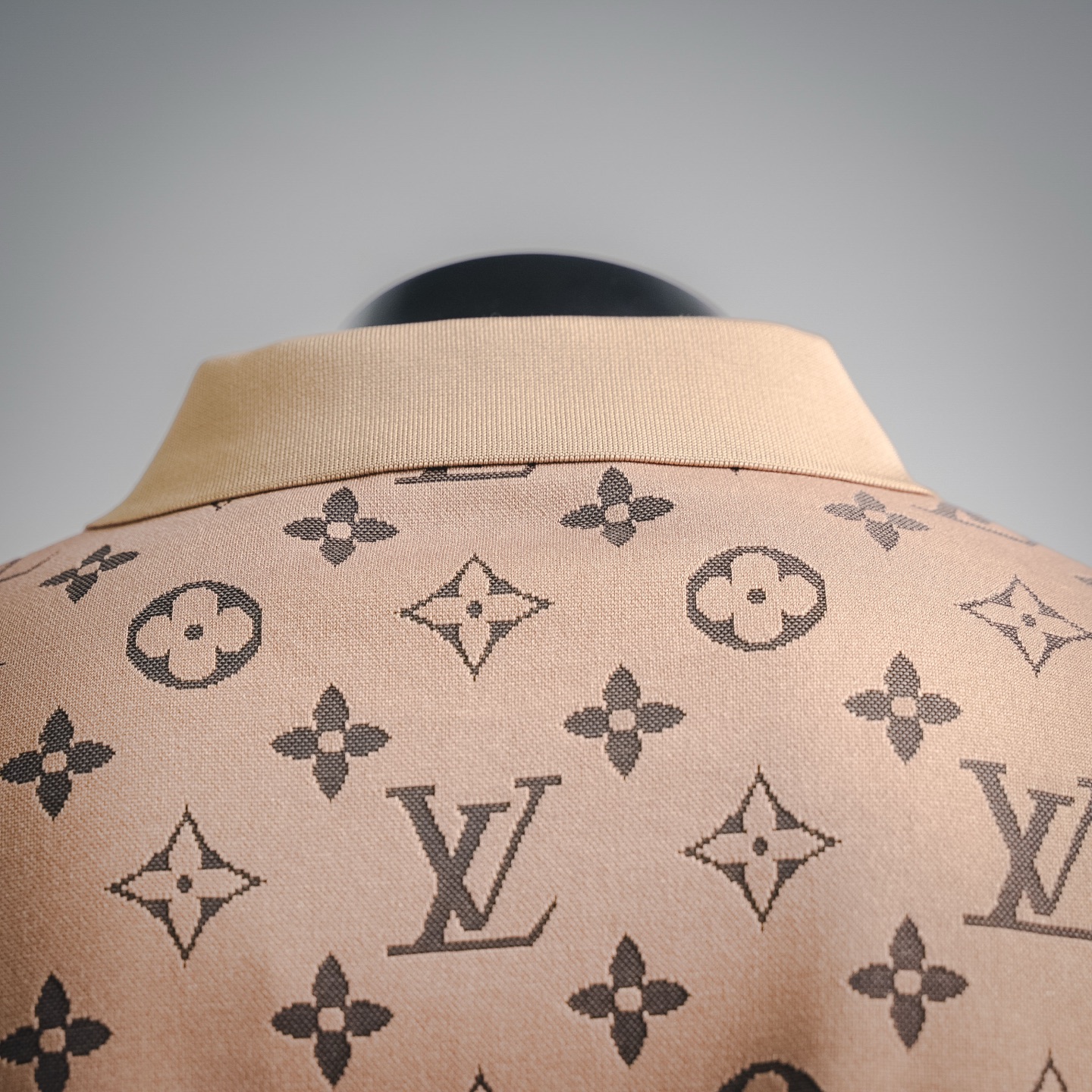 Louis Vuitton LV经典老花满印Polo衫短袖