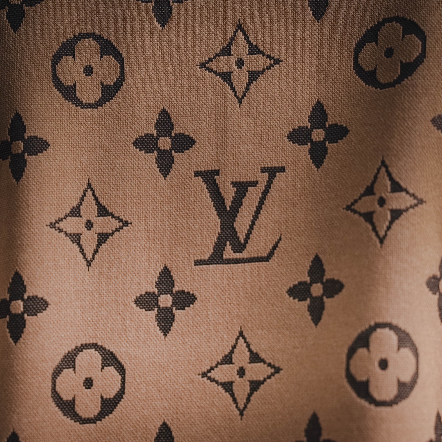 Louis Vuitton LV经典老花满印Polo衫短袖
