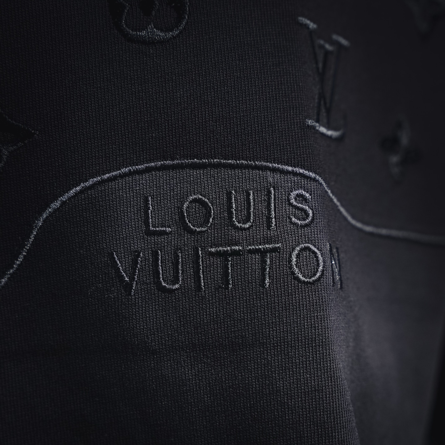 Louis Vuitton LV刺绣暗纹老花logo短袖T恤-Top High Quatity Cheap Sneakers Fashion Clothing Clothes Bags handbags Shoes of all Brand wholesale With The best Quality And Beautiful Price from China Factory Chinese suppliers wholesaler seller Louis Vuitton LV刺绣暗纹老花logo短袖T恤