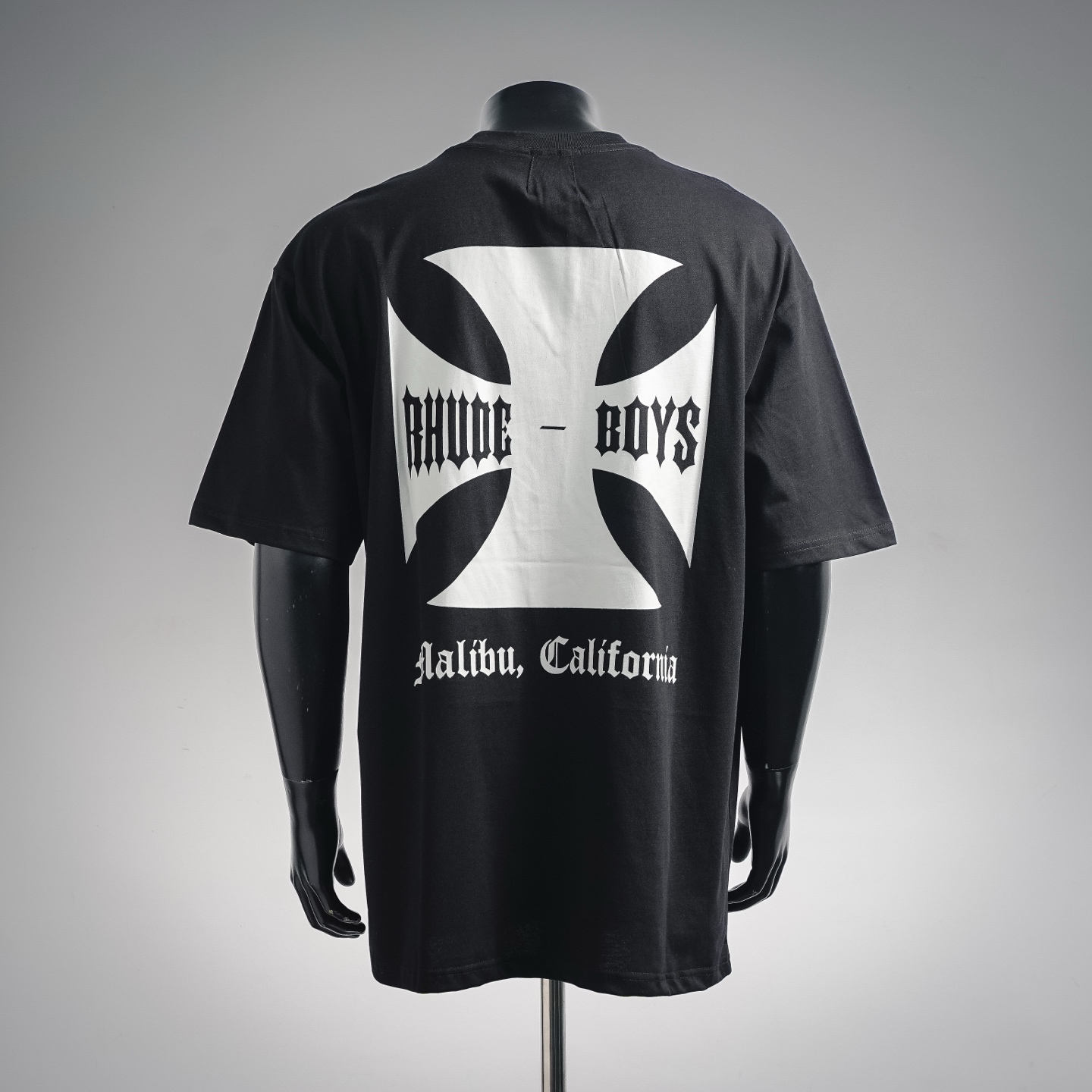 RHUDE Boys 十字印花短袖T恤