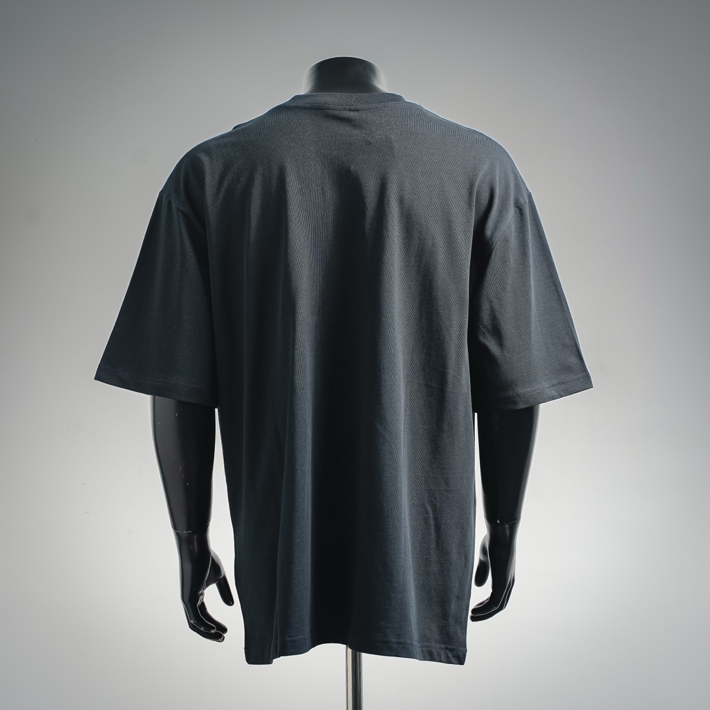 Balenciaga/巴黎世家 BLCG灰圆环字母刺绣短袖