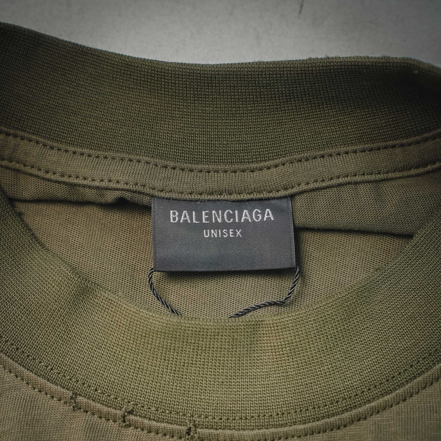 BALENCIAGA巴黎世家26ss新款胶带贴标短袖T恤