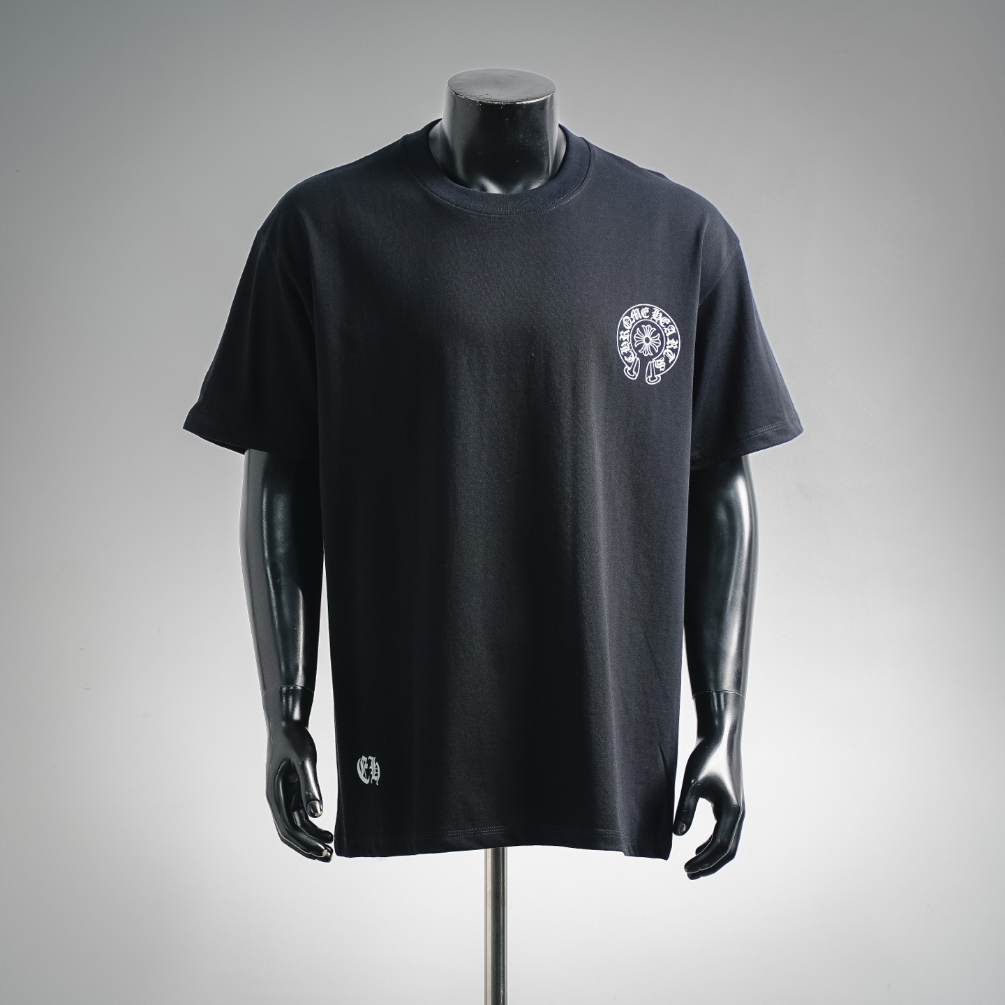 Chrome Hearts 克罗心26ss洛杉矶马蹄标印花美式高街宽松短袖T恤