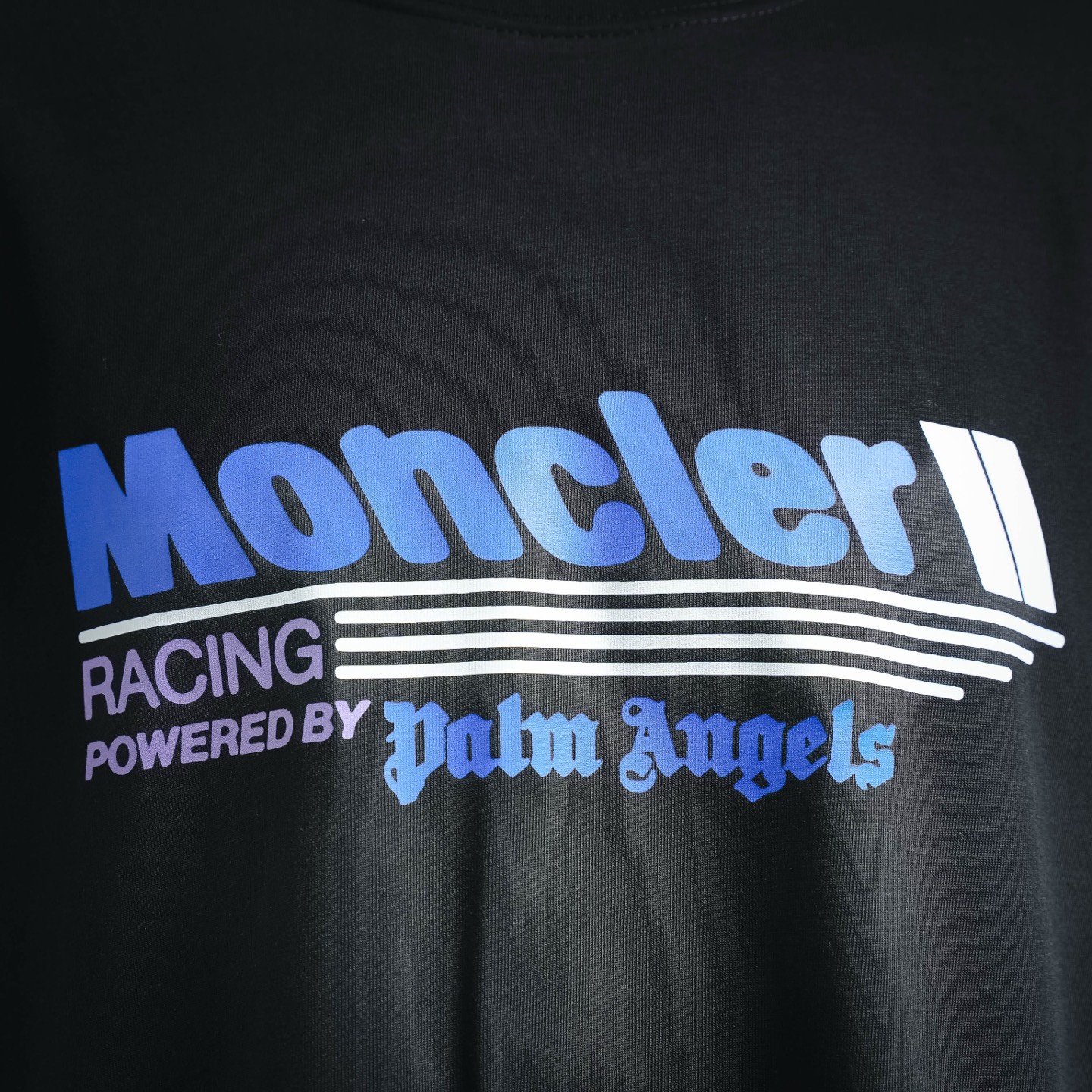 Moncler 蒙口x Palm Angels 联名 Racing赛车印花短袖T恤-Top High Quatity Cheap Sneakers Fashion Clothing Clothes Bags handbags Shoes of all Brand wholesale With The best Quality And Beautiful Price from China Factory Chinese suppliers wholesaler seller Moncler 蒙口x Palm Angels 联名 Racing赛车印花短袖T恤