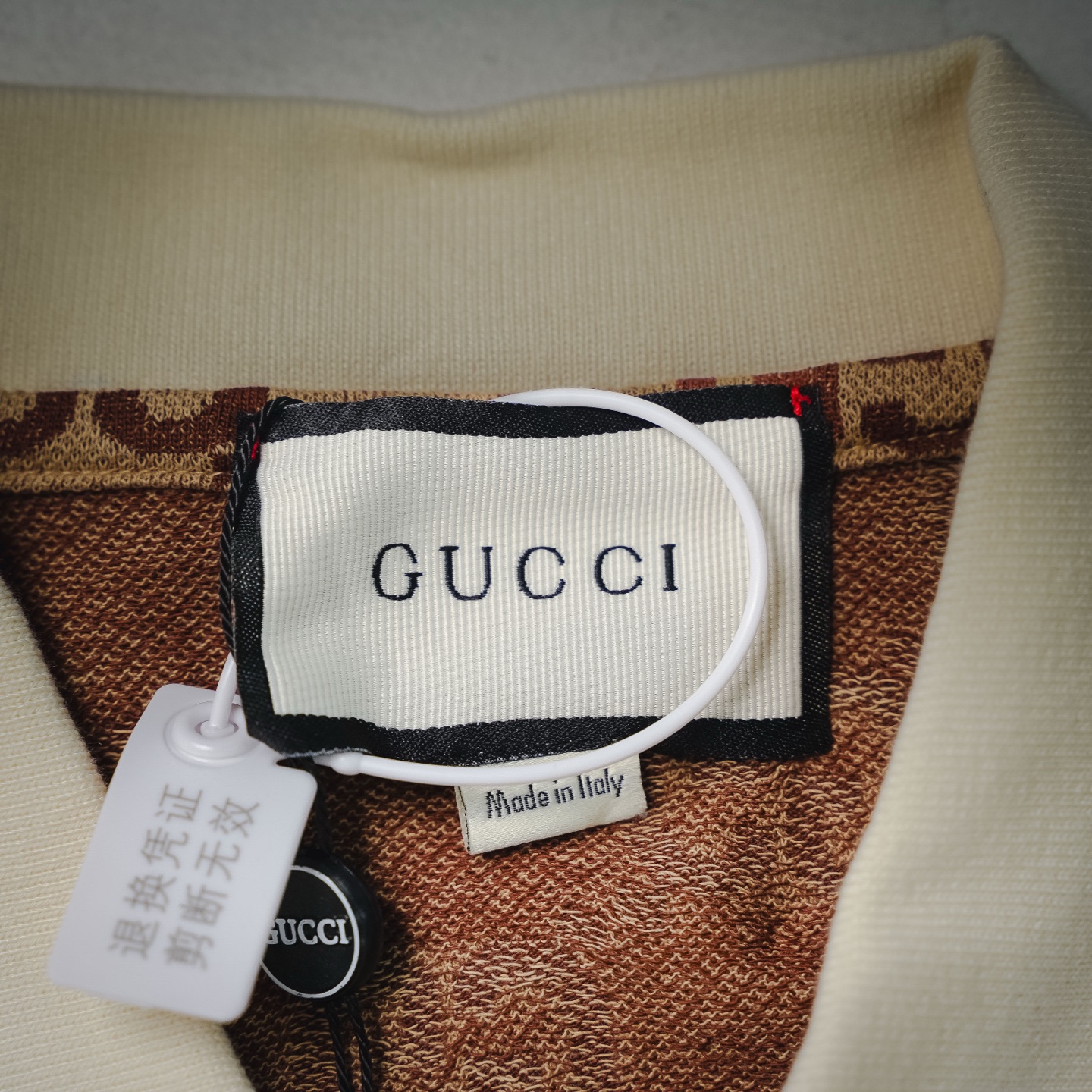Gucci 古驰 双G满印logo提花短袖T恤