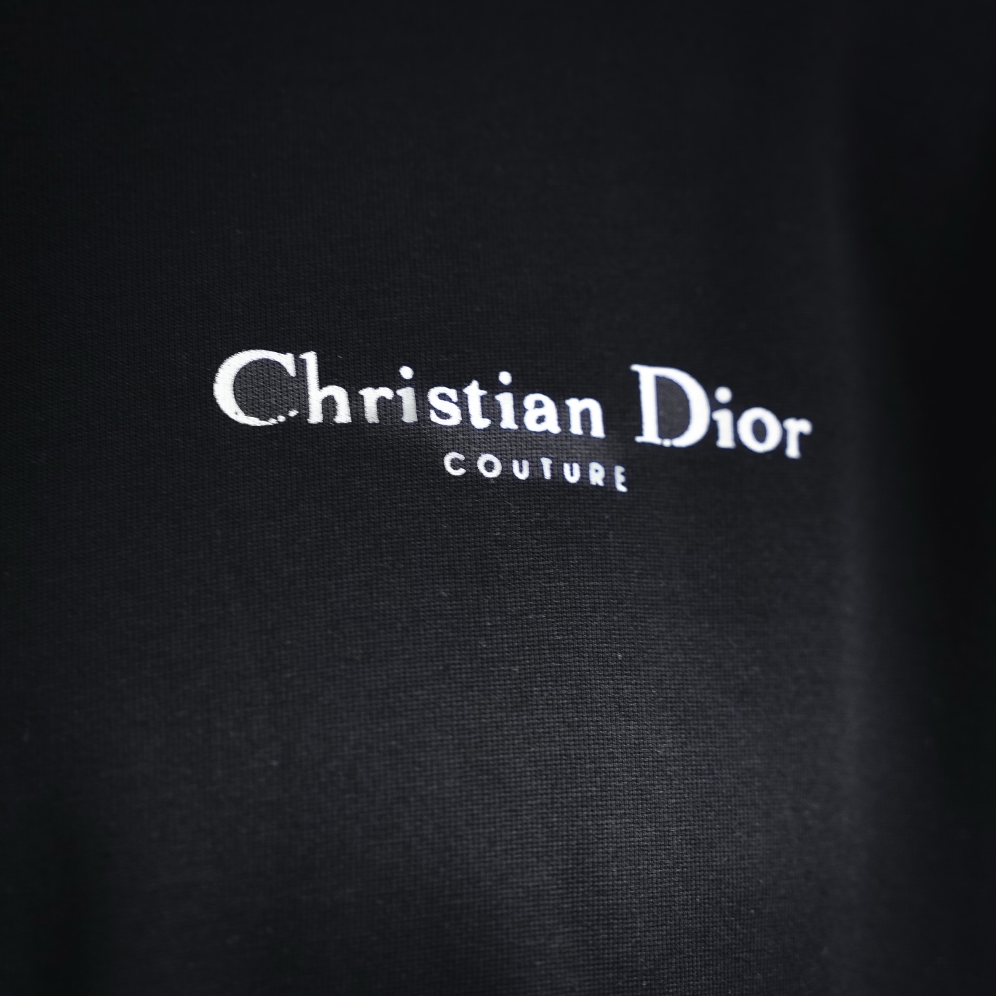 迪奥 DIOR 做旧破洞字母印花logo短袖T恤