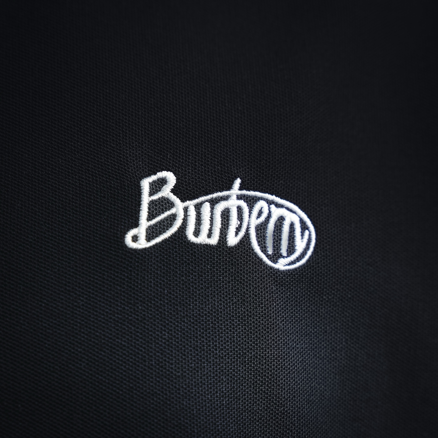 Burberry巴宝莉个性logo刺绣短袖Polo衫 黑色