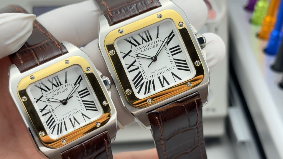 Cartier 卡地亚山度士100周年纪念版情侣对表强势来袭