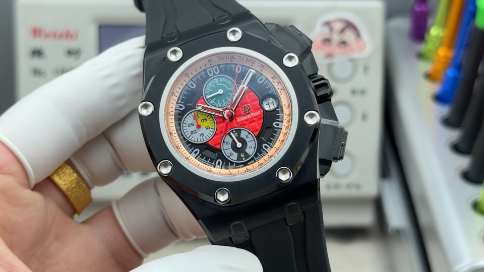 LS .Factory Audemars Piguet · 26568PM.OO.A021CA.01 · 44 1 7750 12 Cal.3126/3840 2 316 306 3 4 5 CNC Piguet