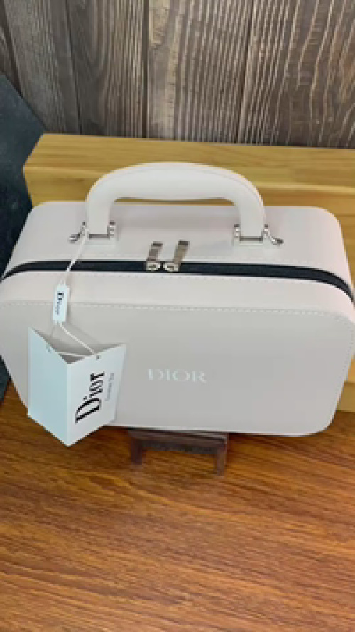 Dior Pink Travel Tea Set with Leather Case| Portable Ceramic Teaware