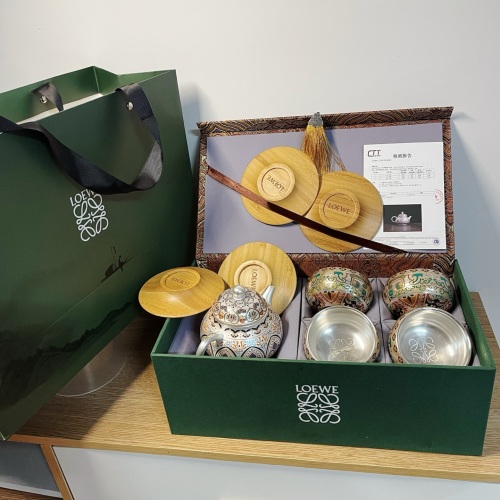 Loewe 999 Sterling Silver Enamel Kung Fu Tea Set - Handmade Gift Set 1 Loewe 999 Sterling Silver Enamel Kung Fu Tea Set - Handmade Gift Set