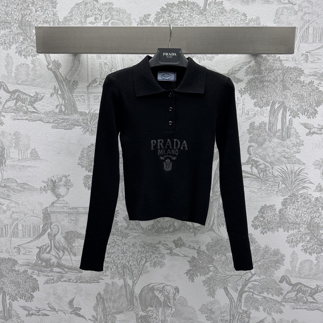 Prada Clothing Shirts & Blouses Knitting Wool Fall Collection