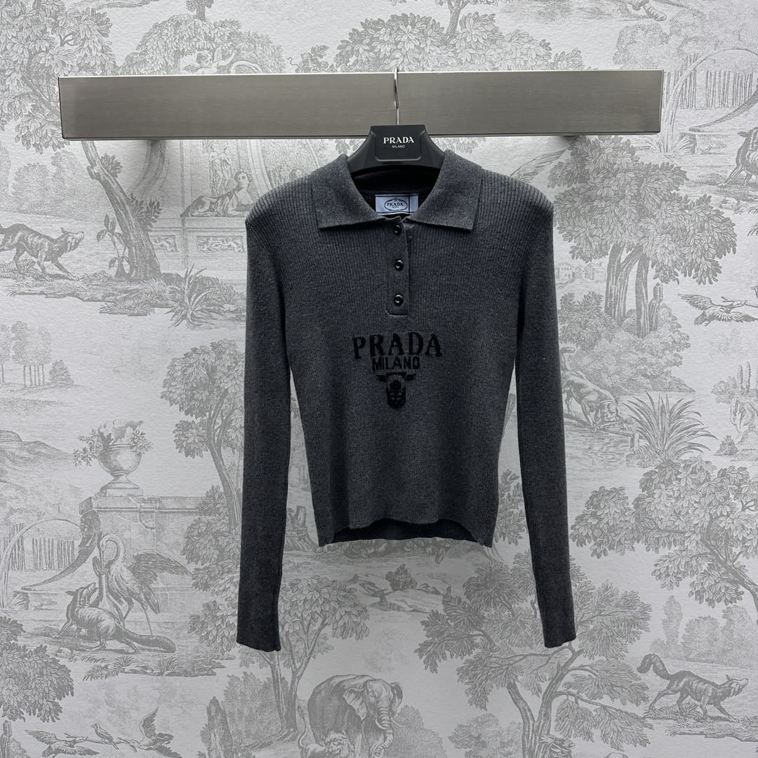 Prada Clothing Shirts & Blouses Knitting Wool Fall Collection