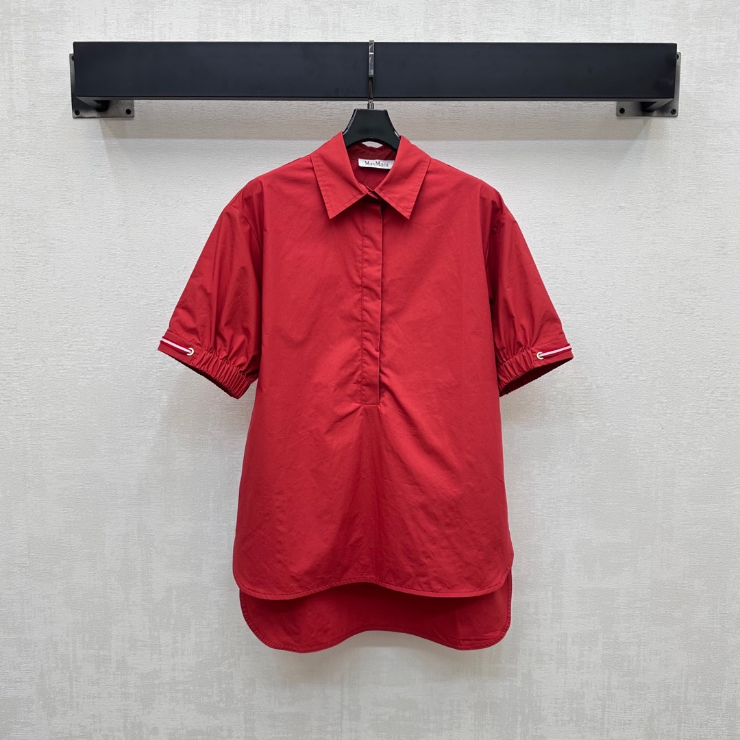 NO:424765,Maxmar*2025 new product on-shelf lapel plain shirt customized YB imported twill cotton material breathable and comfortable, full texture, voxel color matching cuff perforated elastic webbing adjustment half-plate hidden button adjustment design, add layered style, high-end plain color low-key luxury, highlight brand tone, surface auxiliary material development, lapel short-sleeved shirt tailoring, daily commuting outfits, fashionable, casual matching tops present casual free style, high-version 3 colors,,shirts,T-shirt,alexander wang19860909Maxmar*2025新品上架翻领素色衬衣定制YB进口斜纹棉材质 透气舒适 质感十足 通体素色配合袖口穿孔弹力织带调节半开襟隐藏纽扣调节设计 增添造型层次感 高级素色低调奢华 彰显品牌调性 面辅料开发 翻领短袖衬衫剪裁 日常通勤穿搭出彩时髦 随意搭配上装呈现随性自由风格  高版本3色,,shirts,T-shirt,alexander wang,Women's clothing