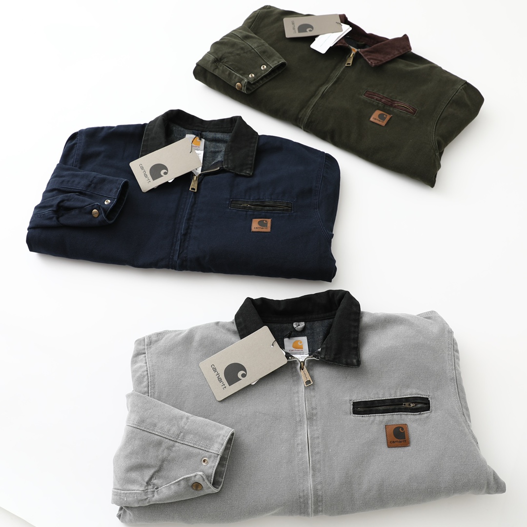 💰210
🇦🇪 Carhartt卡哈特 中古款J97底特律重磅水洗夹克外套 (顶级版本)
🪐今年最炸裂单品, 定织原版高密帆布面料,为了达到古着款年久做旧的效果,成衣染色,反复褪色调色,顶级工艺,内里为涤棉格纹面料 面料硬挺 可以站立起来!
🪐做旧皮标 ,开模做旧五金,原版短廓版型,全套三标辅料齐全
颜色:苔藓绿色 汽油蓝色 金属灰色
尺码:M L XL XXL
衣长 胸围 肩宽 袖长
M 68 130 55 62
L 70 134 56 63
XL 72 138 57 64
XXL 74 142 58 65