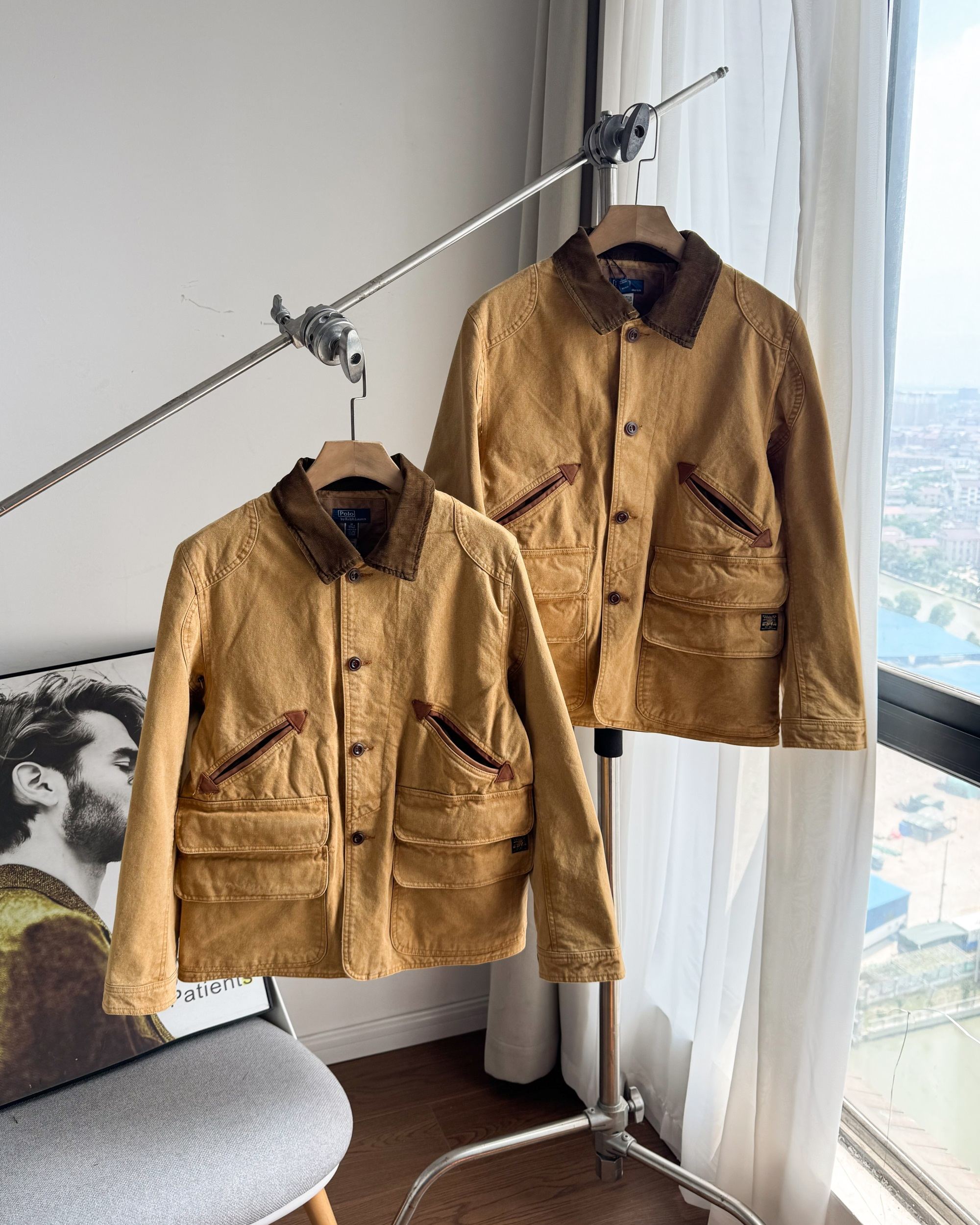 Ralph Lauren Polo Country Chore Jacket, Vintage-Inspired Heavyweight Cotton Blend