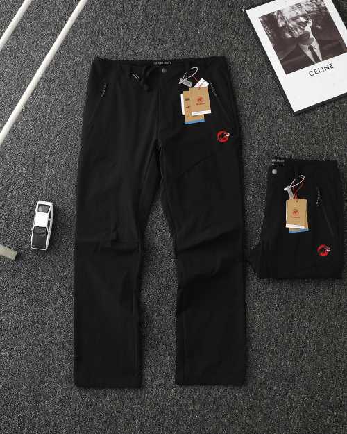 Mammut Trekkers 3.0 Men's Softshell Pants - Black, Windproof, Water-Resistant 2 Mammut Trekkers 3.0 Men's Softshell Pants - Black, Windproof, Water-Resistant