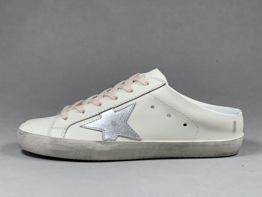 Golden Goose AAA+
 Zapatos Zapatillas de monopatín Pantuflas Oro Rosa Blanco Mujeres Lona Algodón Cuero de vaca Pu Caucho Seda Fashion GWF00110