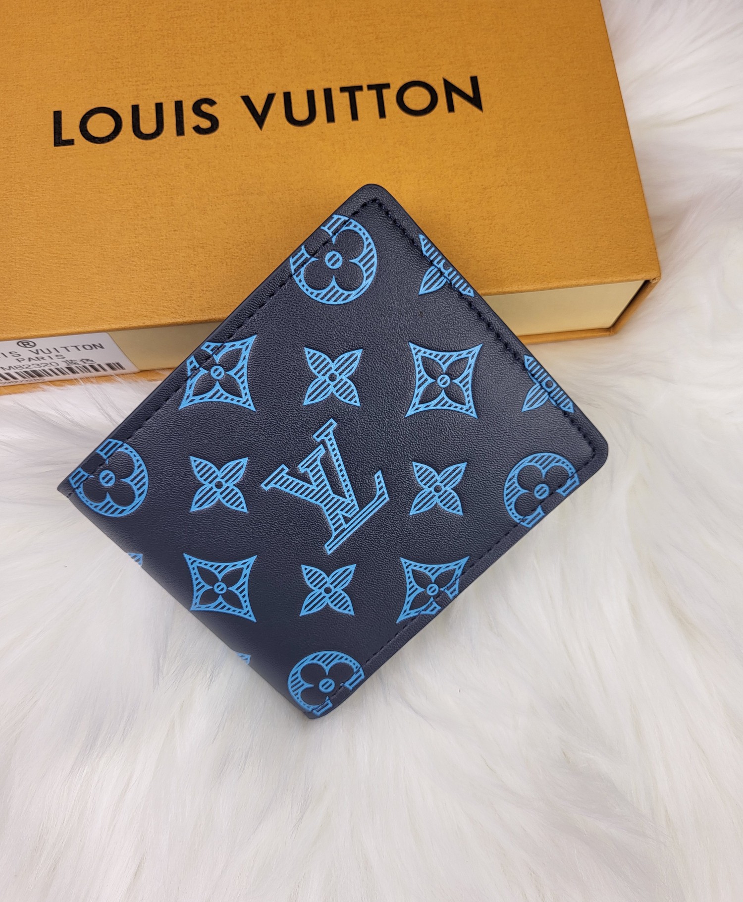 Close-up of the genuine leather texture