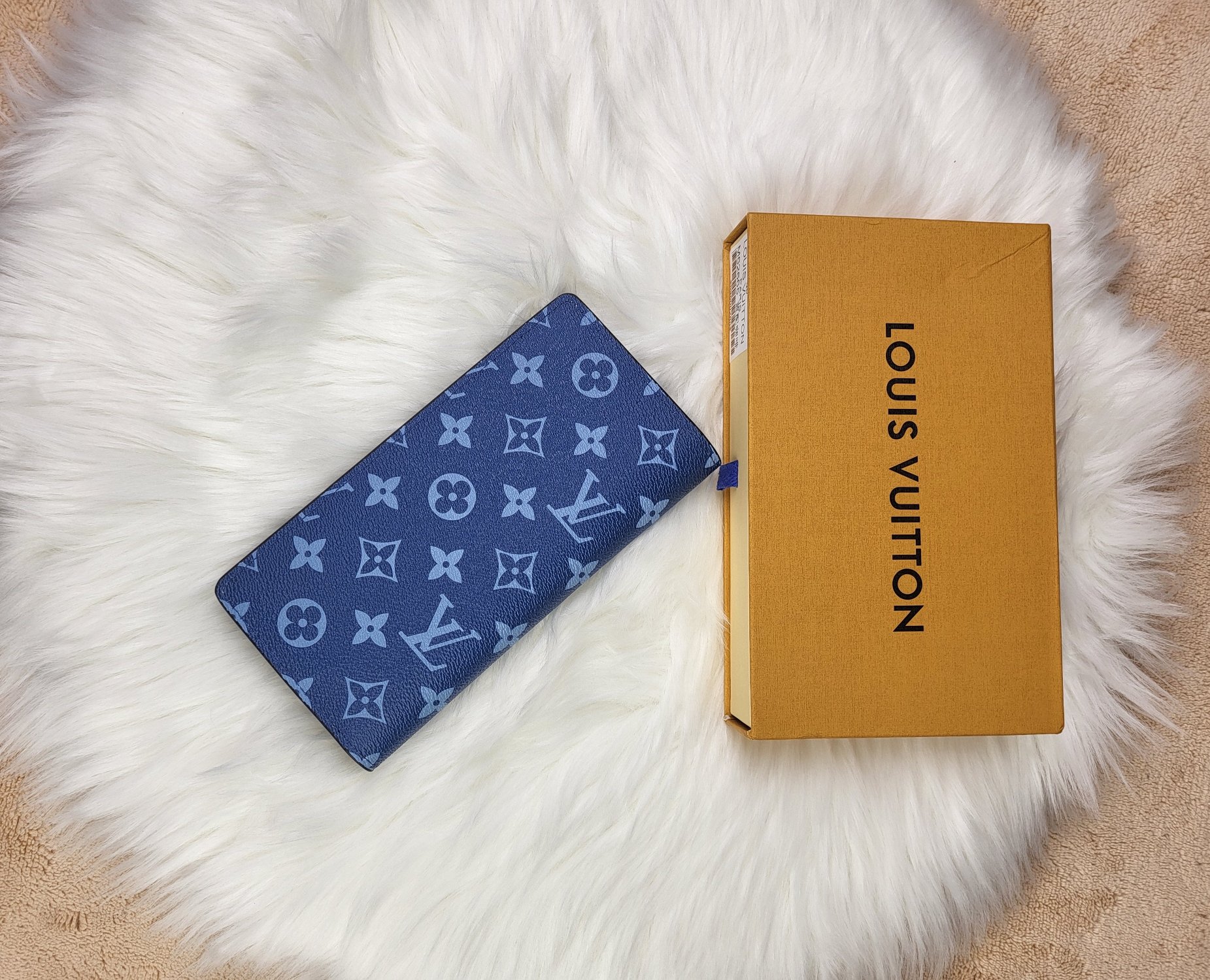 Bifold wallet open, showing card slots