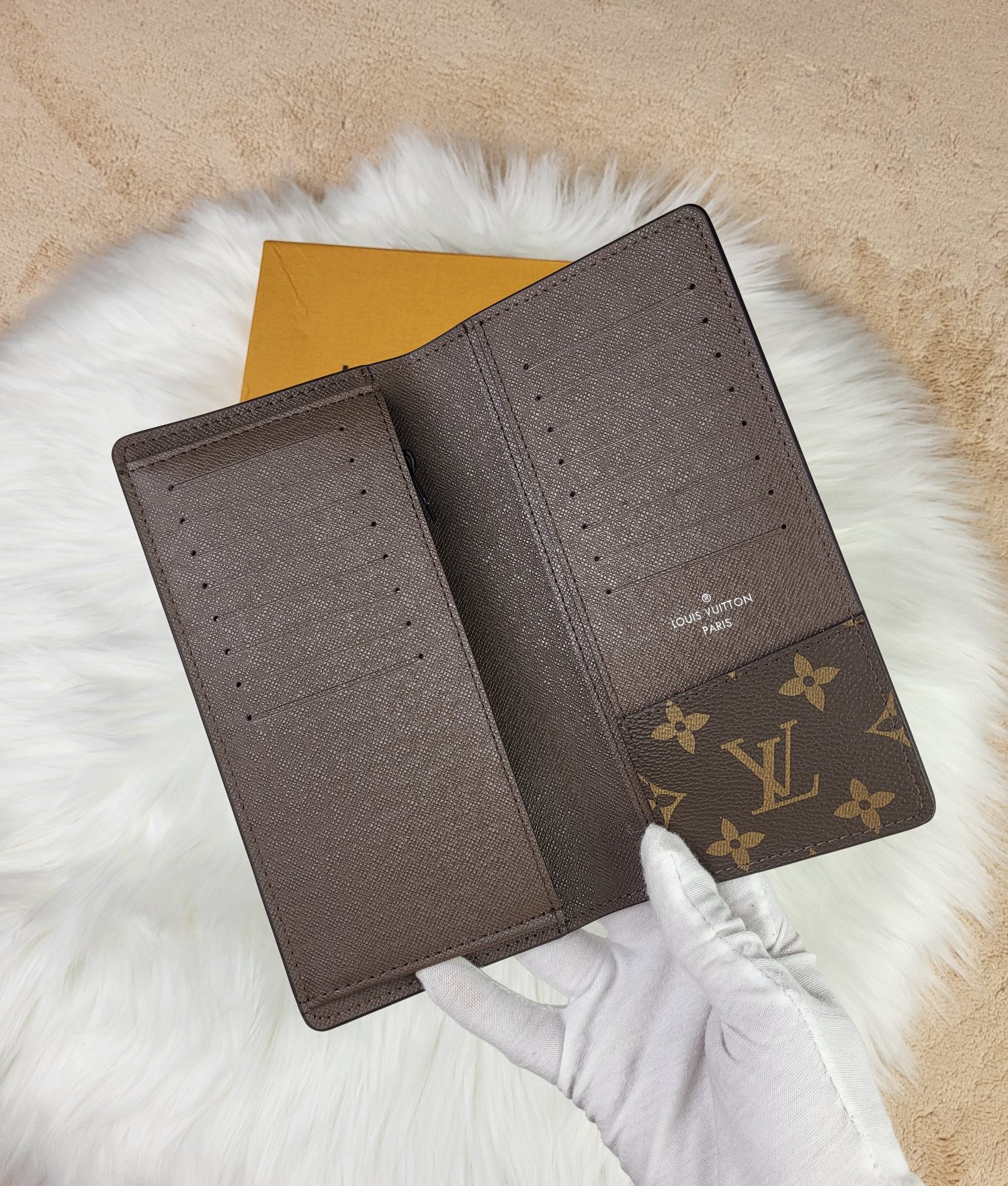 Leather wallet as a gift