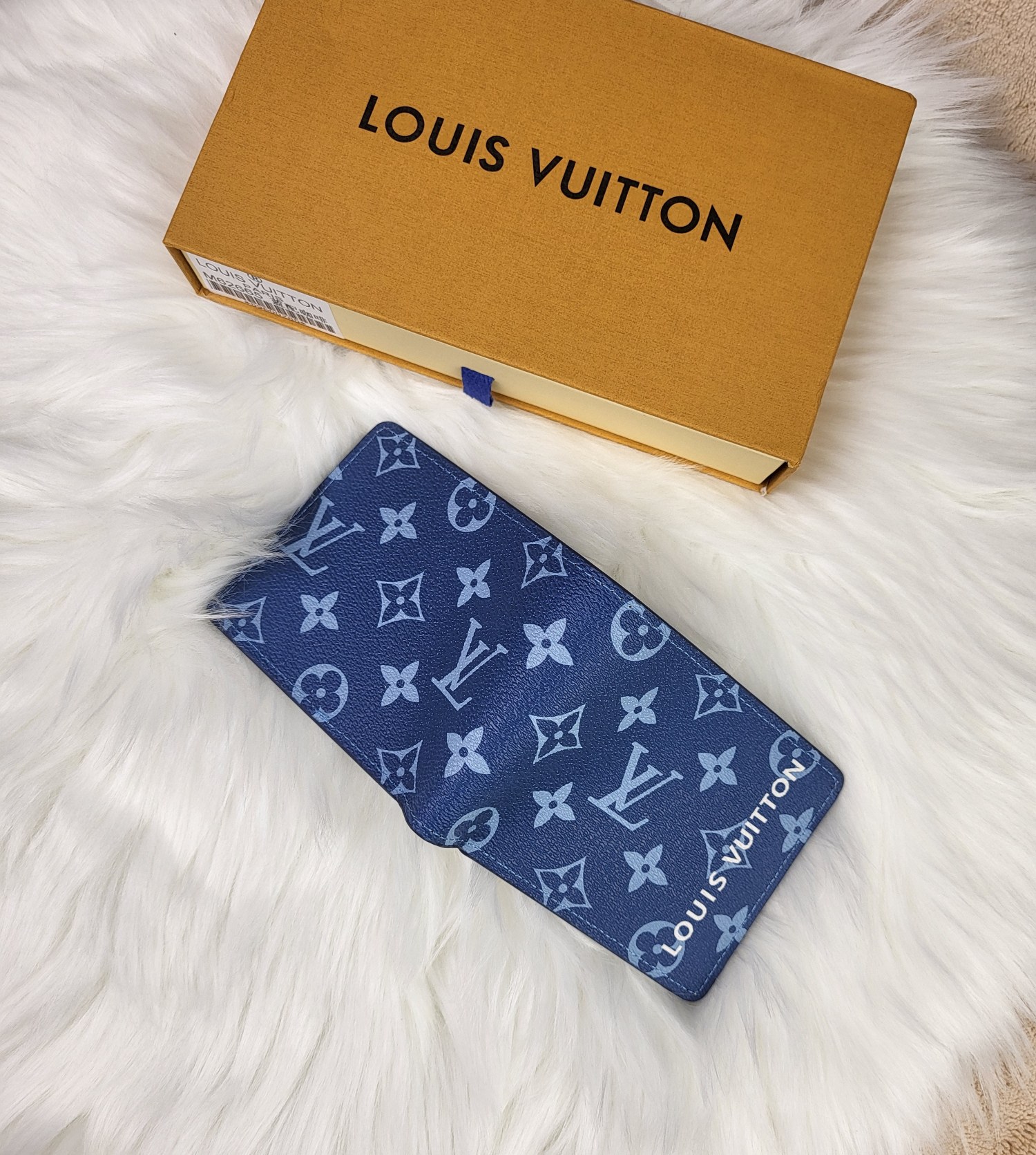 Bifold wallet showing another angle