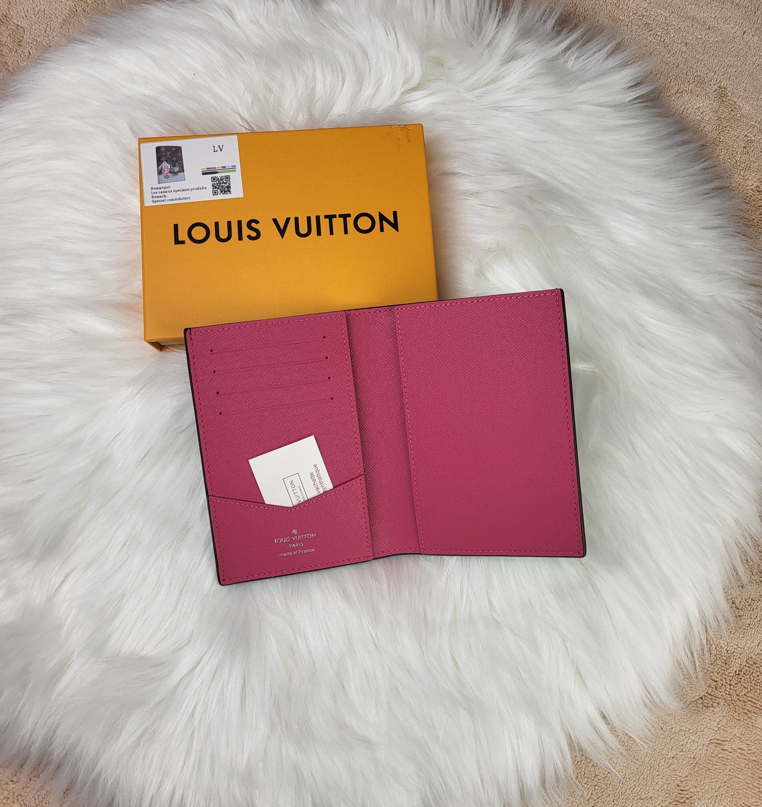 Close up of the leather texture