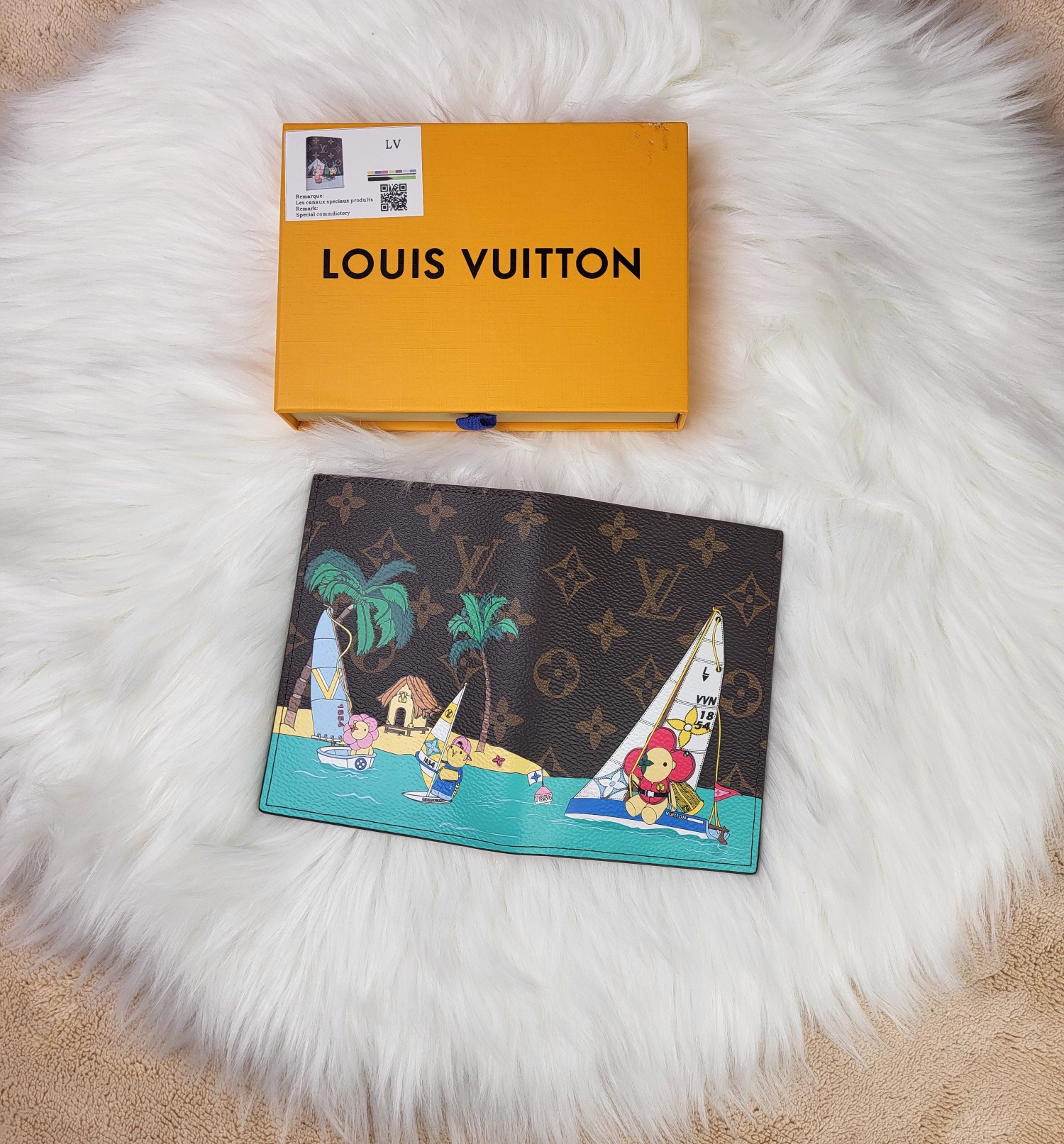 Passport holder in someones hand