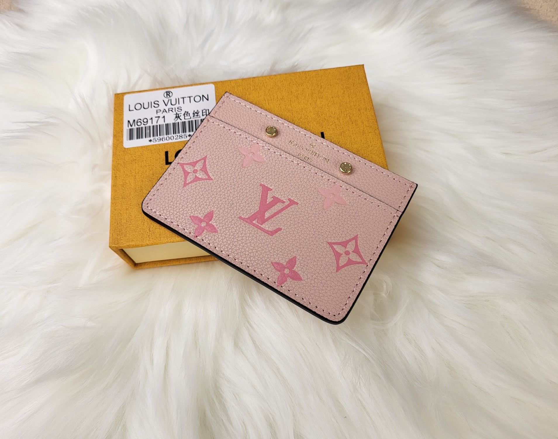 Leather card holder slim profile