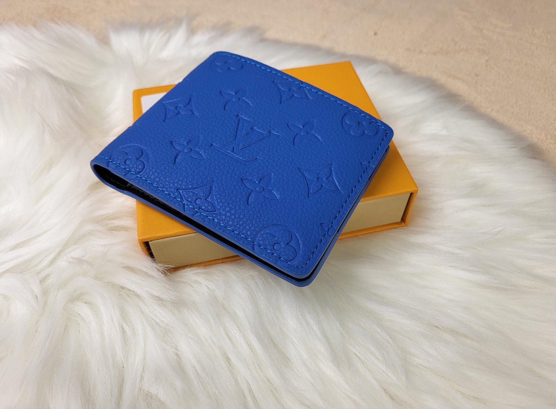 Close-up of leather grain