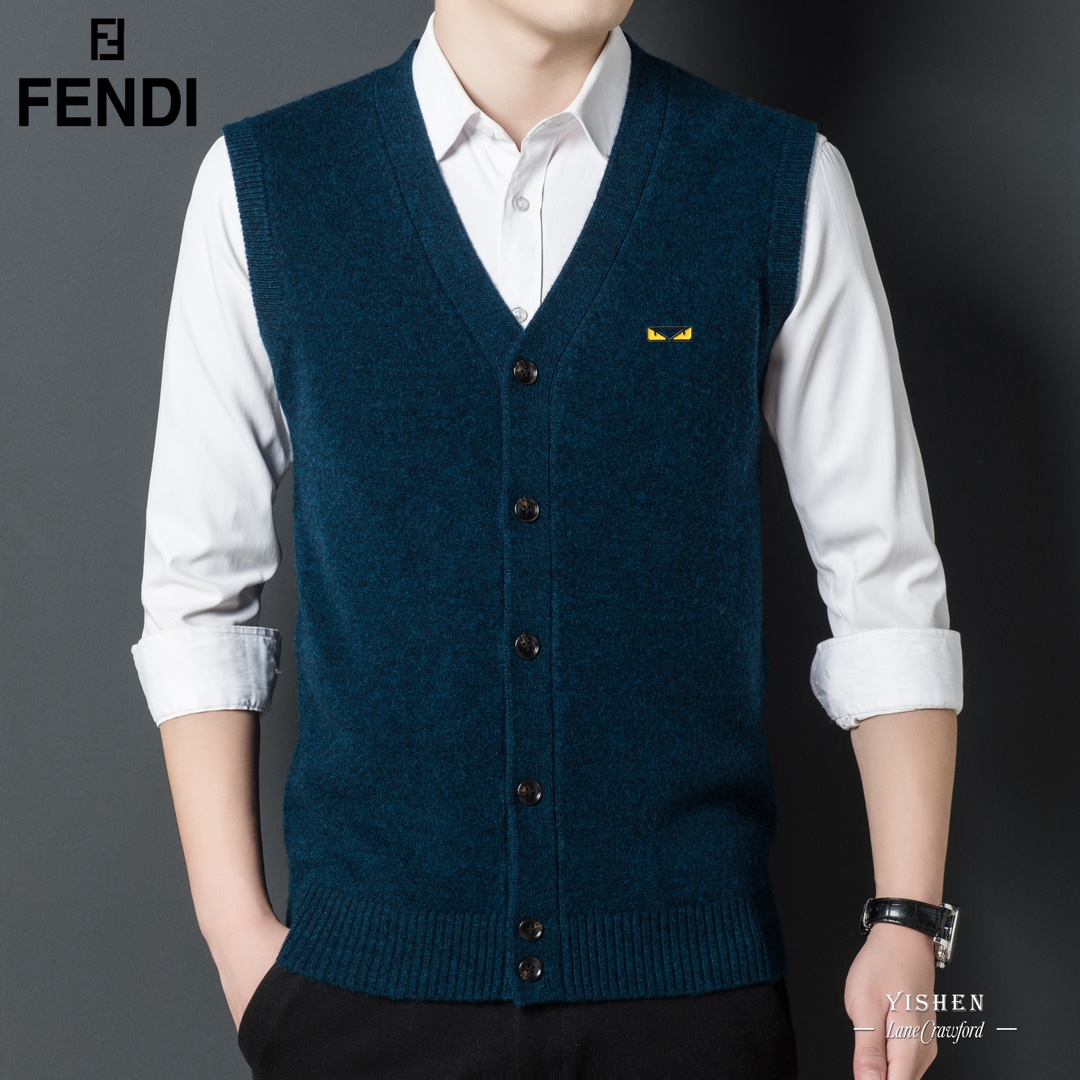 Fendi Kleding Vest Wol